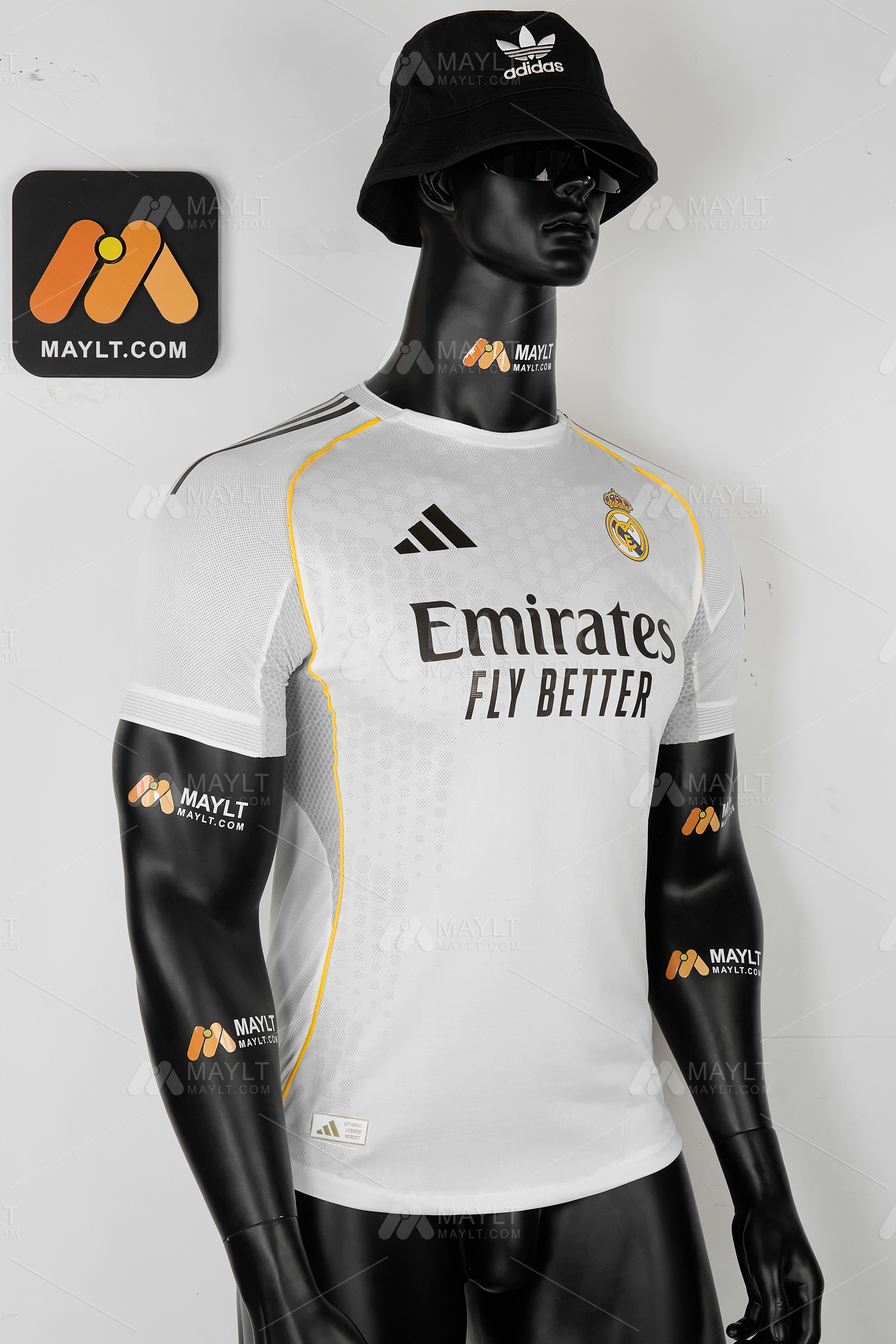 2025/26 Real Madrid Adidas Home Soccer Jersey CB LAL MN