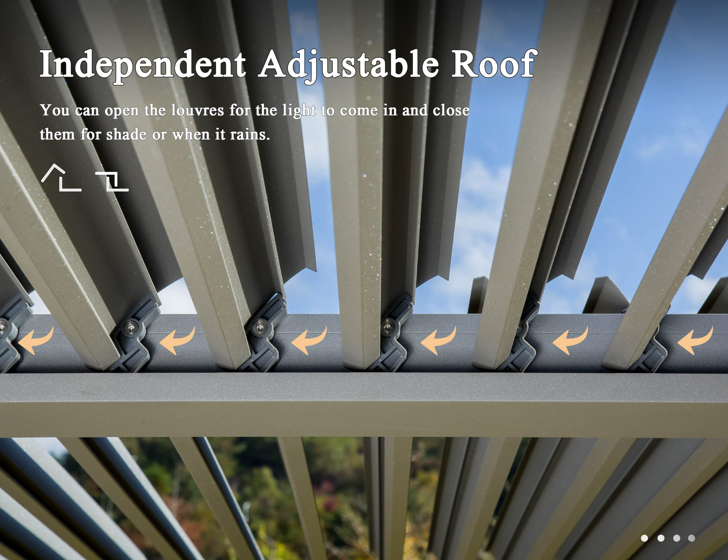 12'x16' with Adjustable Aluminum Roof