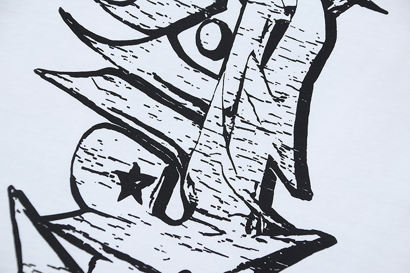 Hellstar Links Graphic T-Shirt White