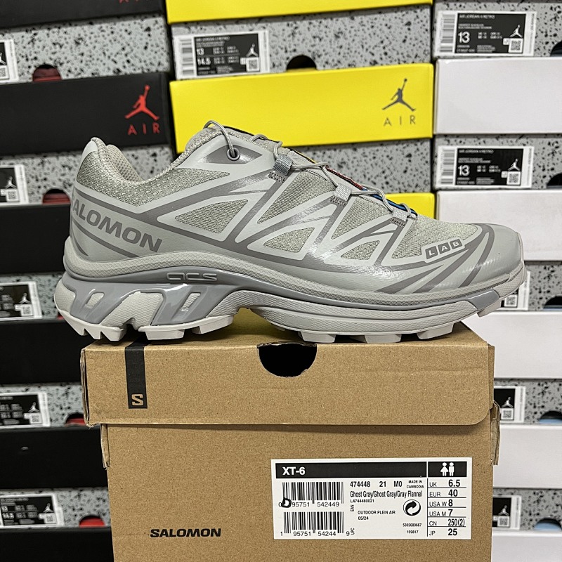 Salomon XT-6 Gray Sneakers