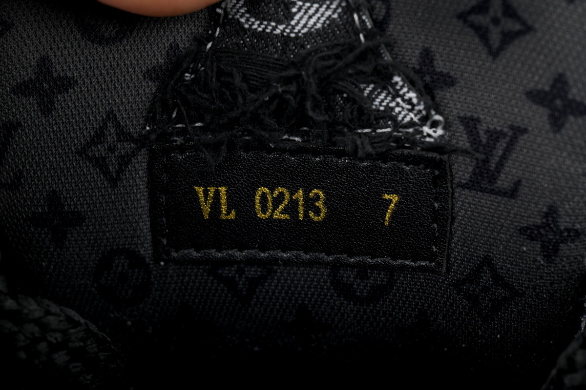 Louis Vuitton LV Skate Sneaker Plum Blossom Drill in Black