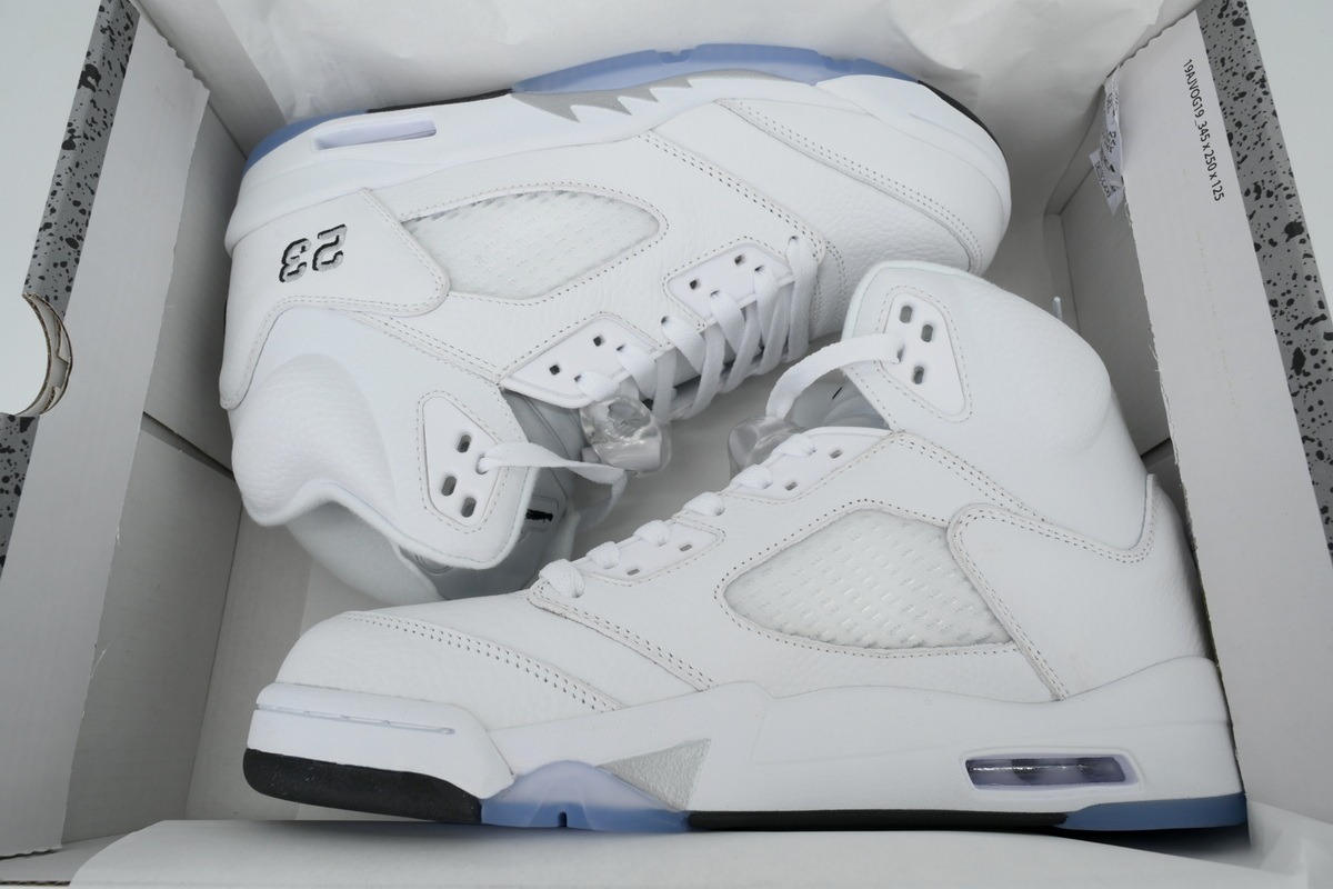 Air Jordan 5 Retro 'White Metallic' 2026 - ogsneaker