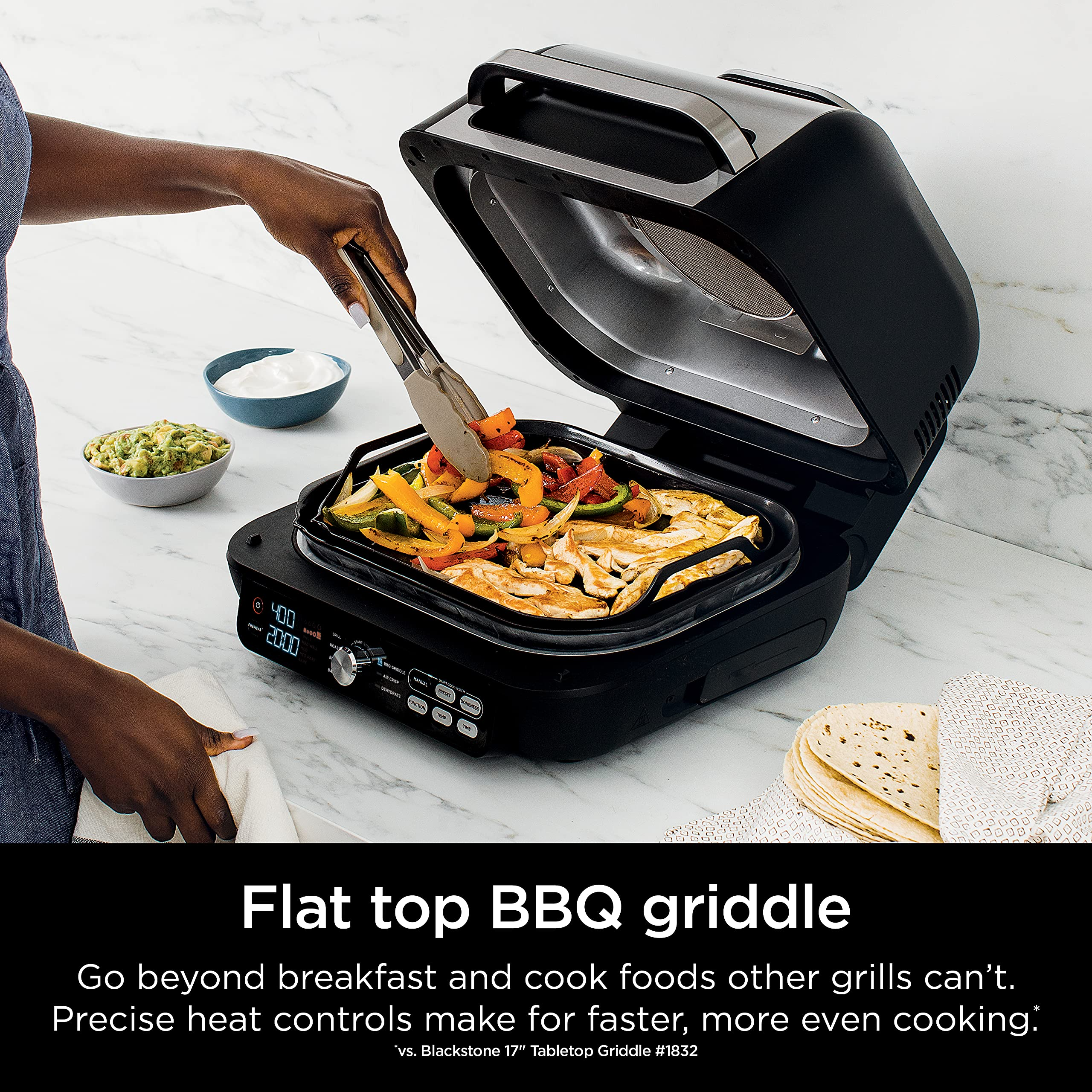 Ninja IG651 Foodi Smart XL Pro 7-in-1 Indoor Grill/Griddle Combo