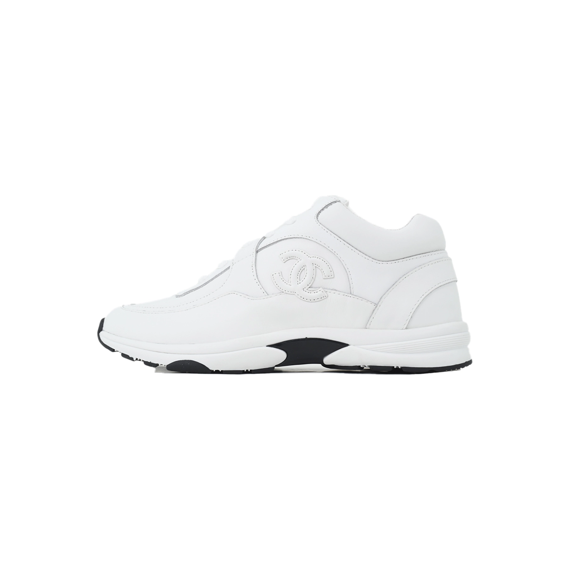 Chanel All White Sneakers