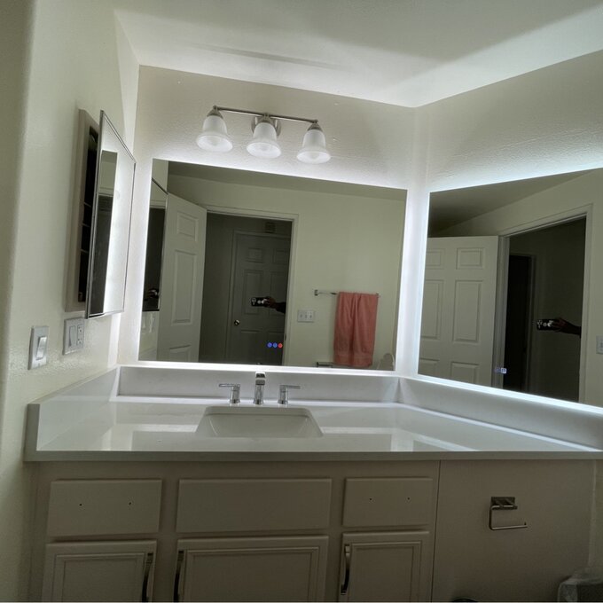 Bronson Rectangle LED Wall Mirror