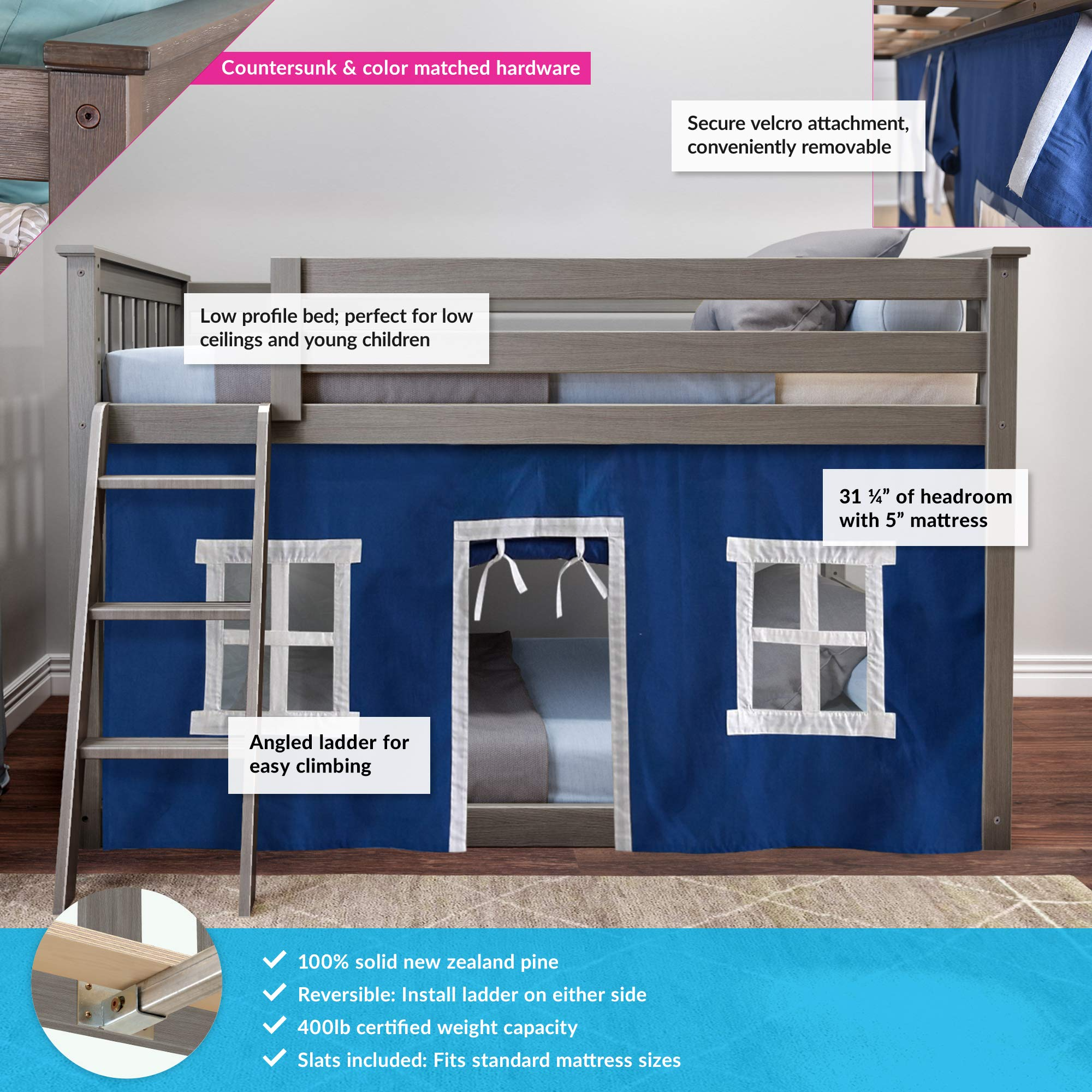 Low Bunk Bed