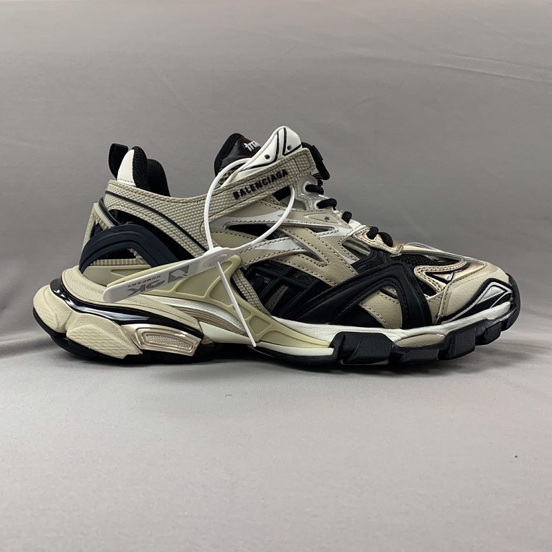 Balenciaga Track 4.0 Beige Black Sneakers