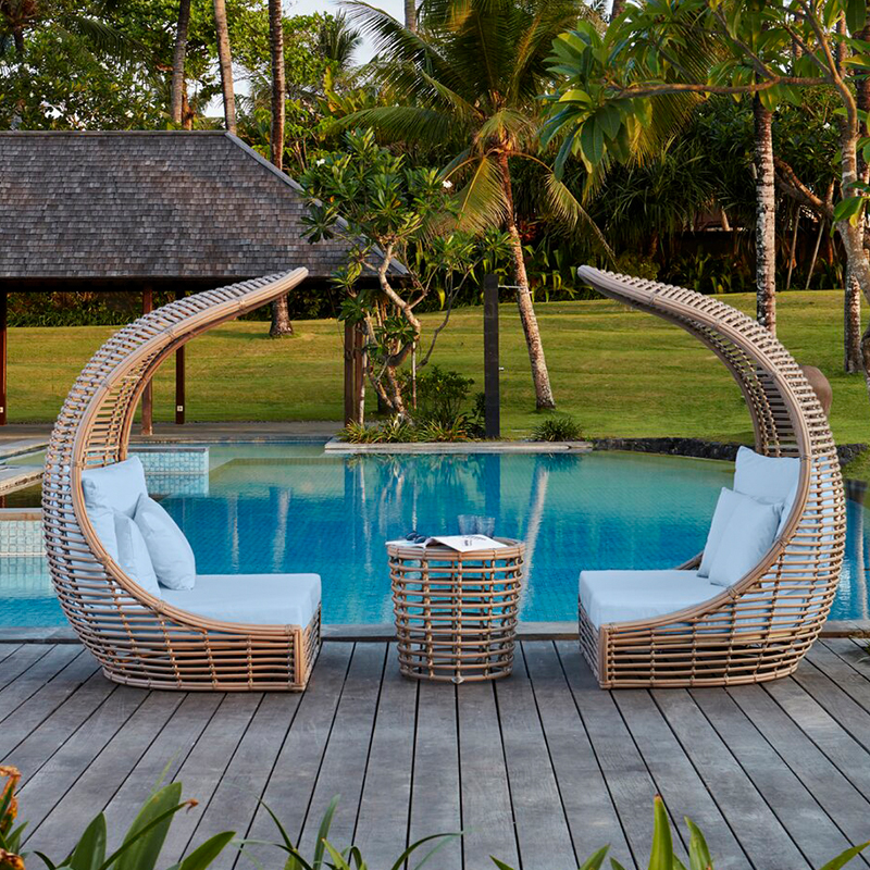 Bird's Nest creative casual rattan bird cage sofa chair