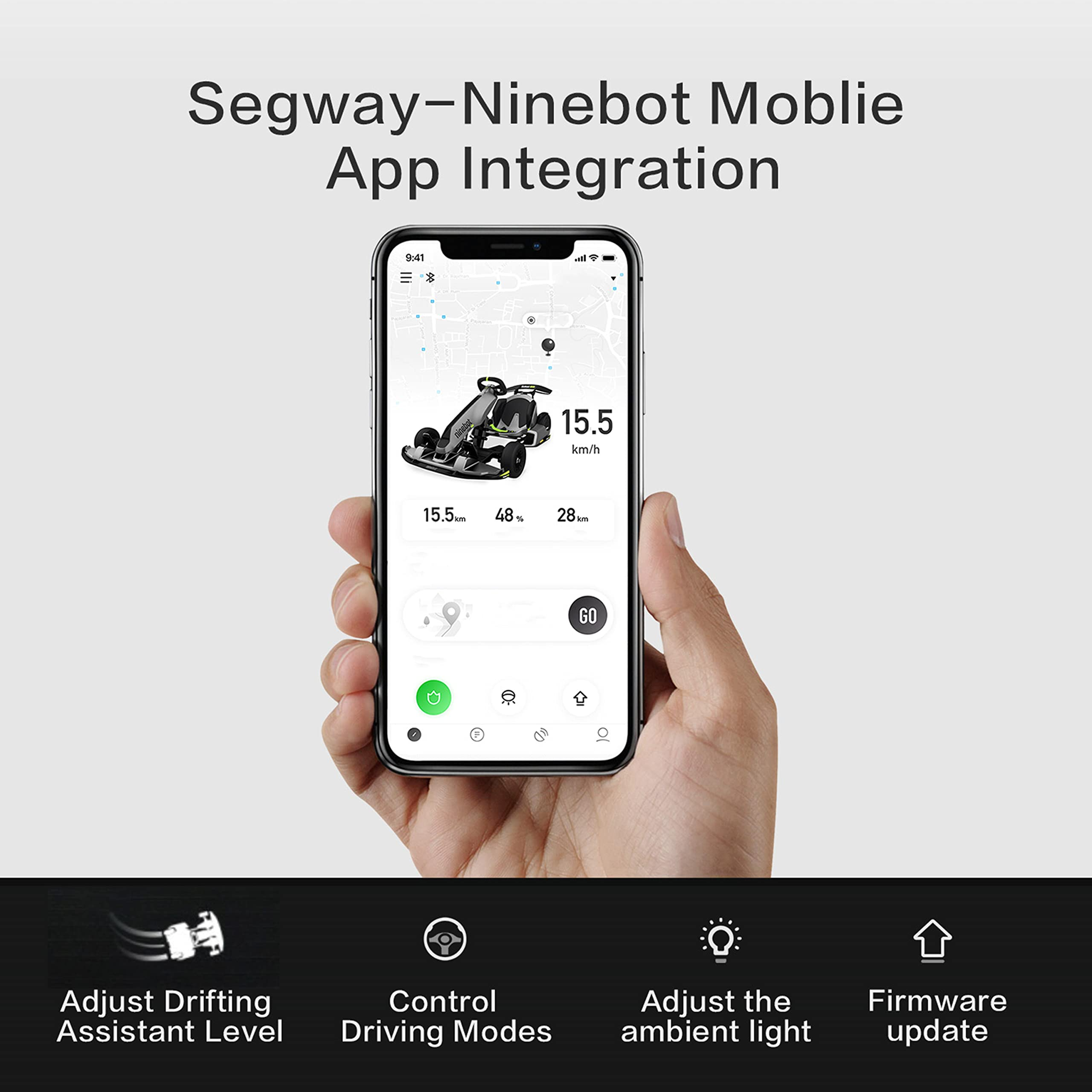 Segway Ninebot Electric GoKart Pro and Gokart