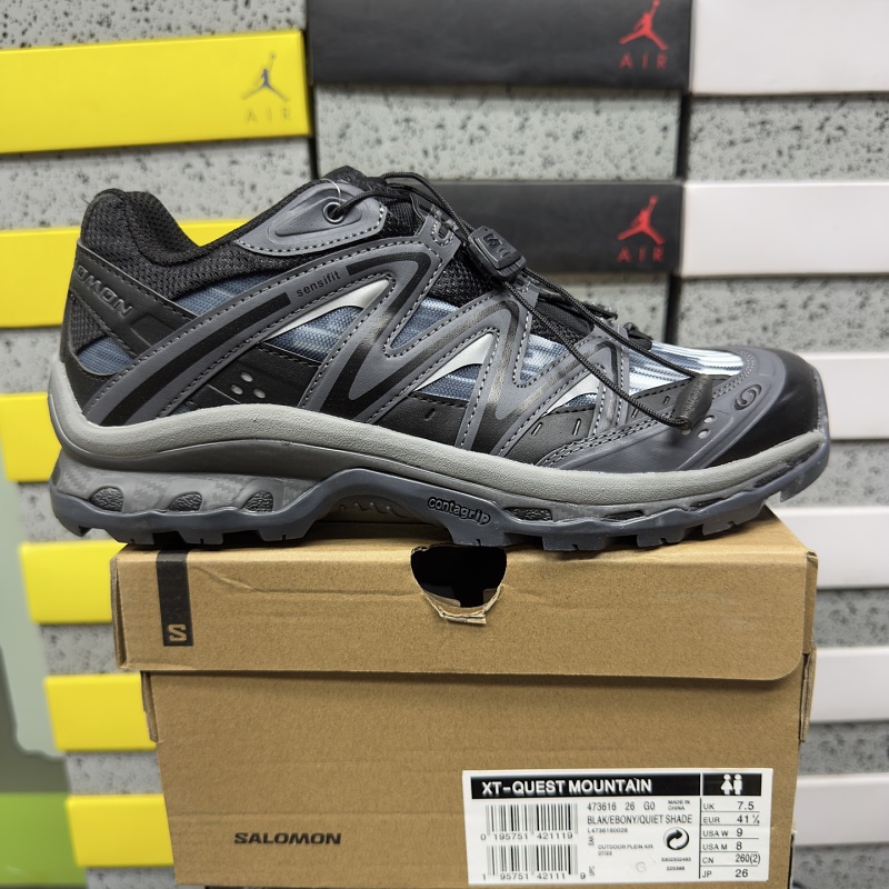 Salomon XT-Q Black Gray Edition A Sneakers