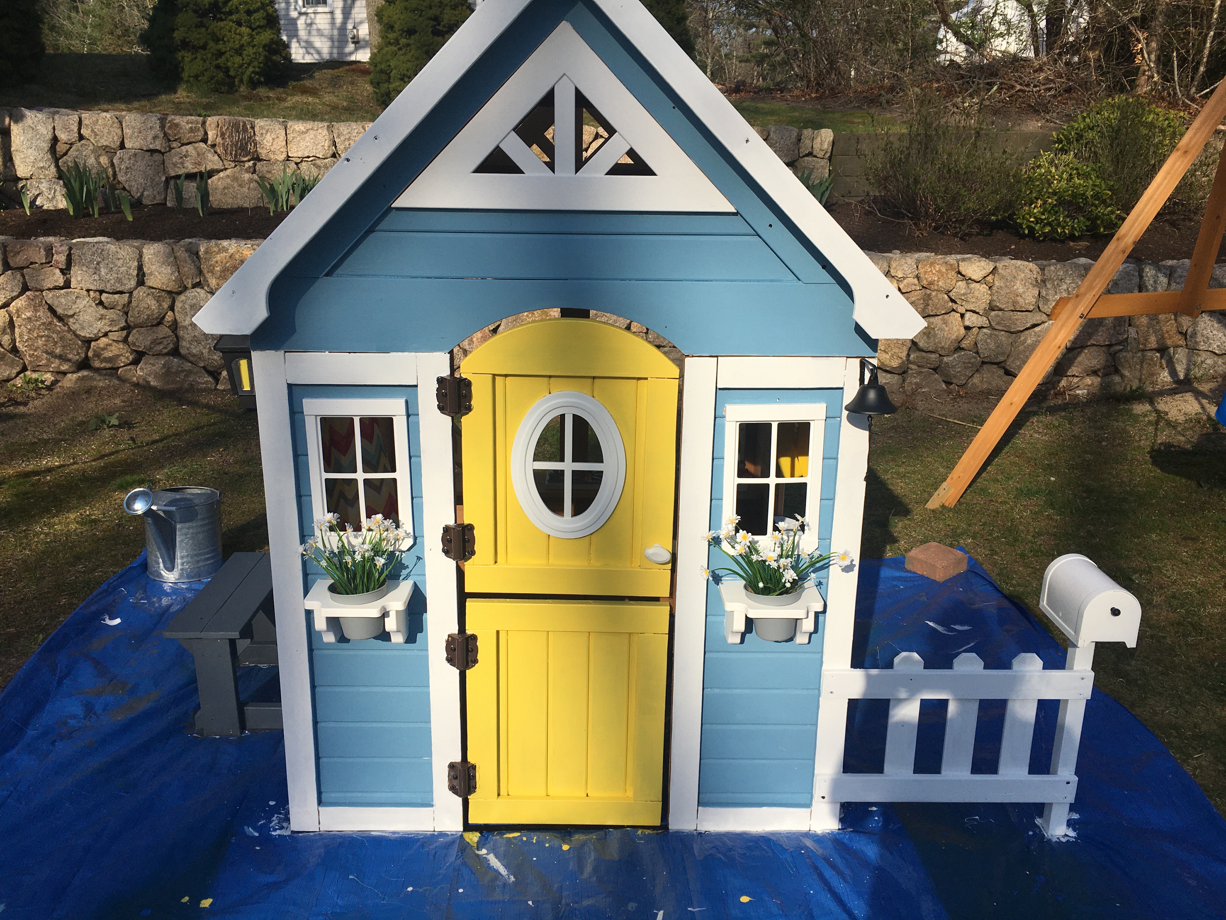 Aspen All Cedar Wooden Playhouse