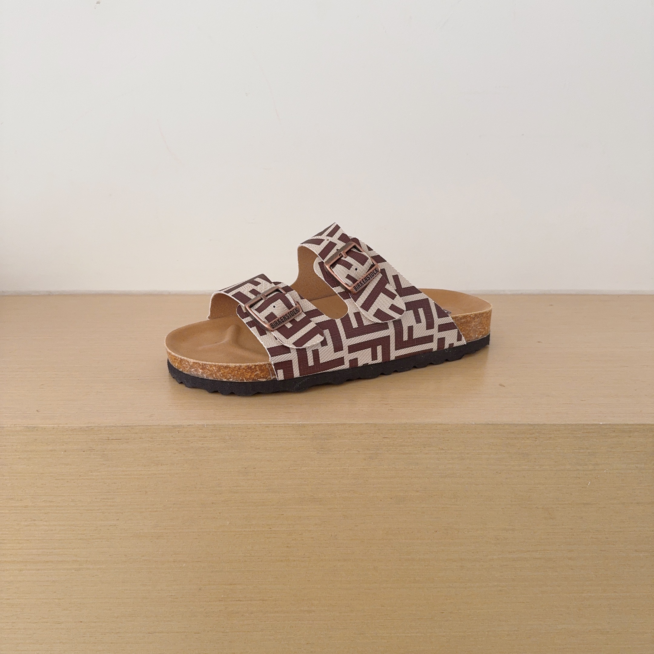 UGG Kids FF Check Birken-Style Two-Strap Sandals Adult And Kids
