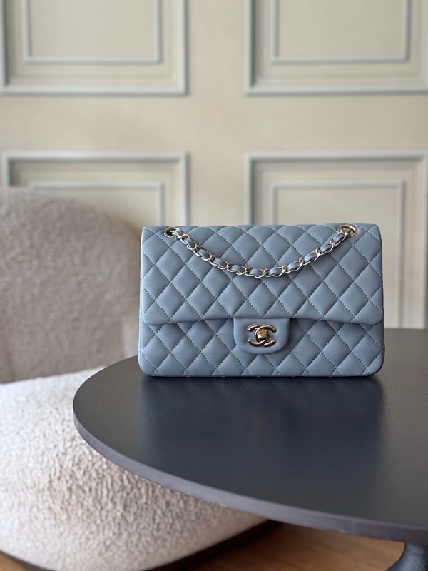 Chanel Classic Flap Bag Sky Blue