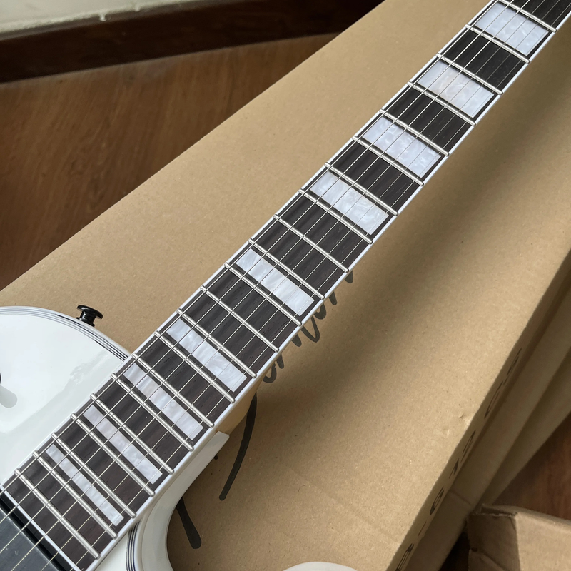 White Electric Guitar Zakk Wylde Audio Odin Grail Black Electric Guitar