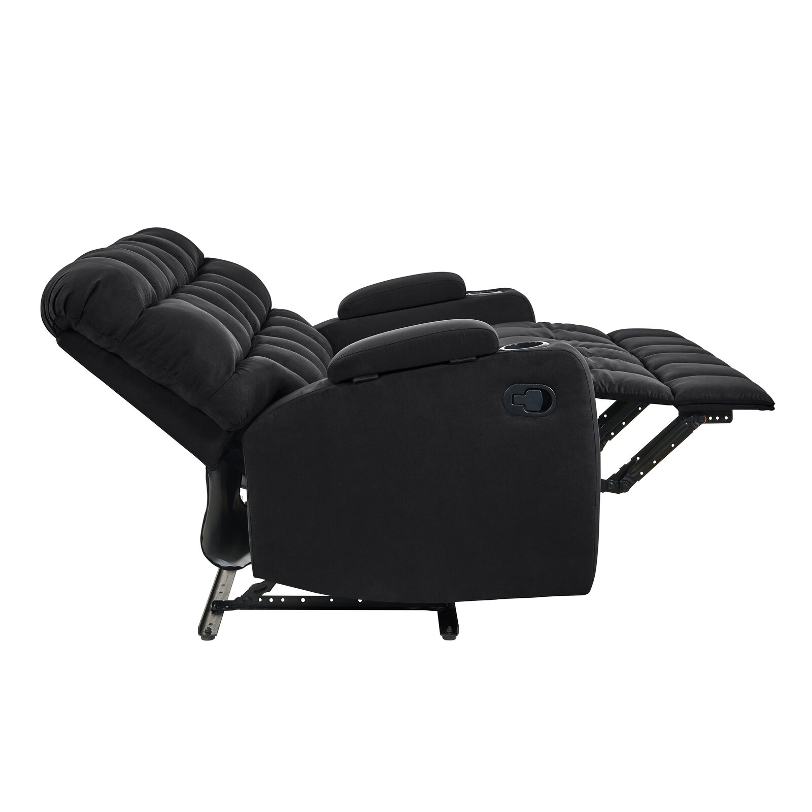 Grigor 57.5'' Wide Home Theater Loveseat with Cup Holder