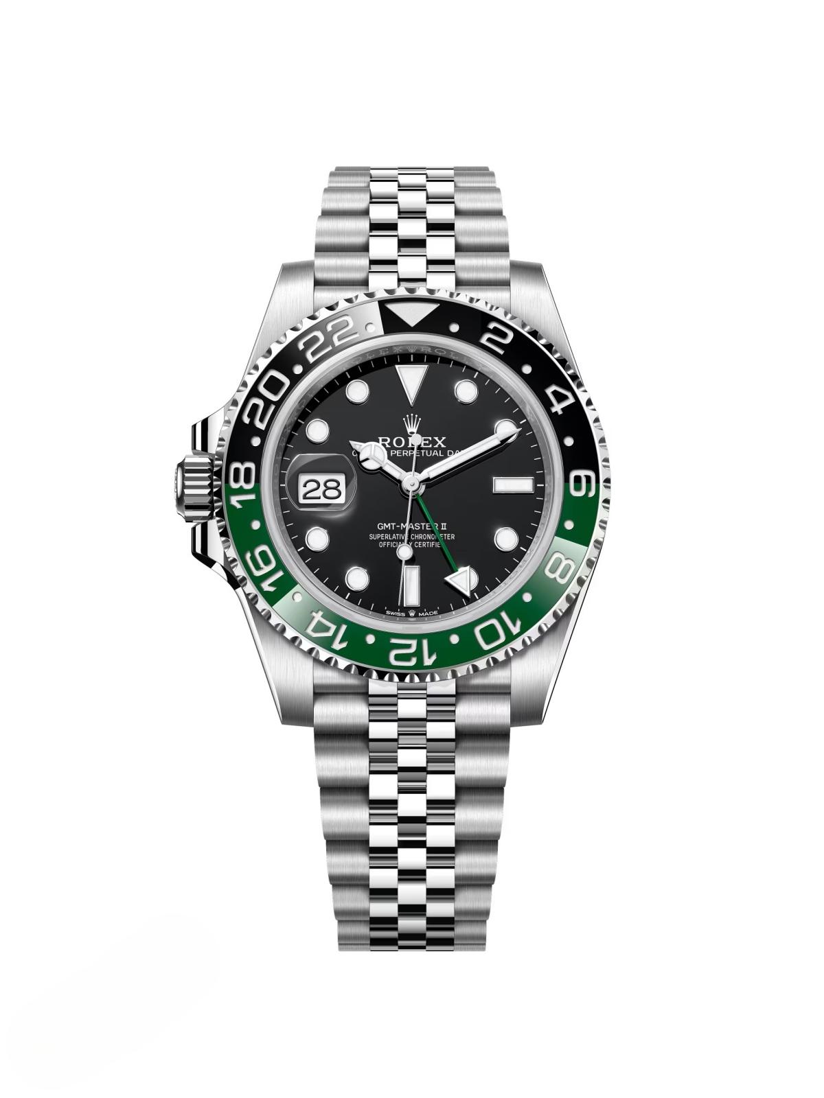 【Super Clone】RLX GMT-Master II With A Green And Black Bezel 