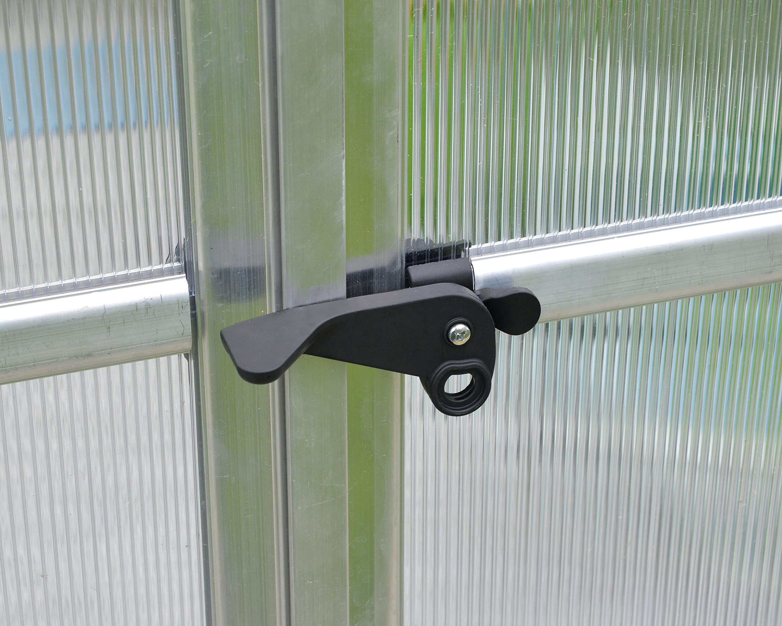 Bella Hobby Greenhouse, Silver with Twin Wall Glazing