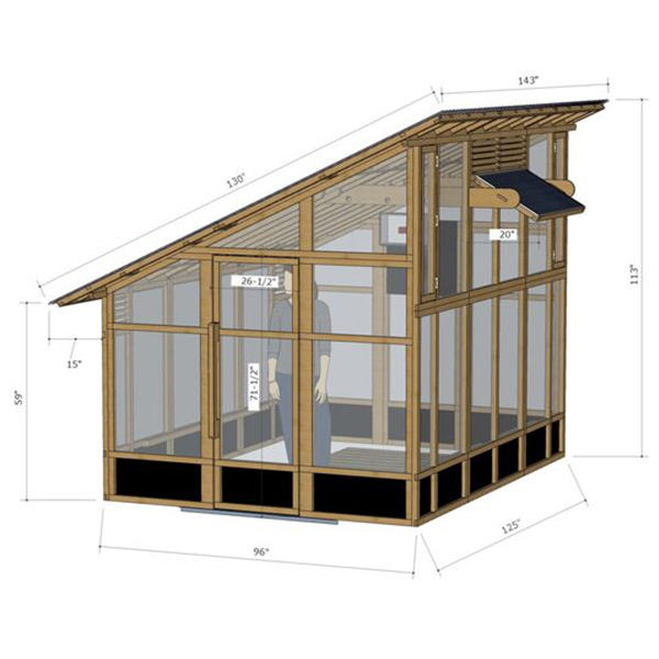 Solar Energy Garden Greenhouse