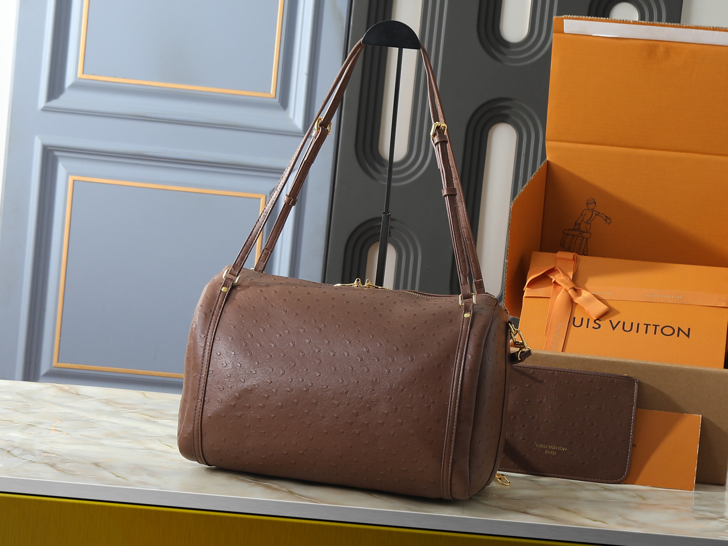 LV Speedy Soft 30（Ostrich Embossed）