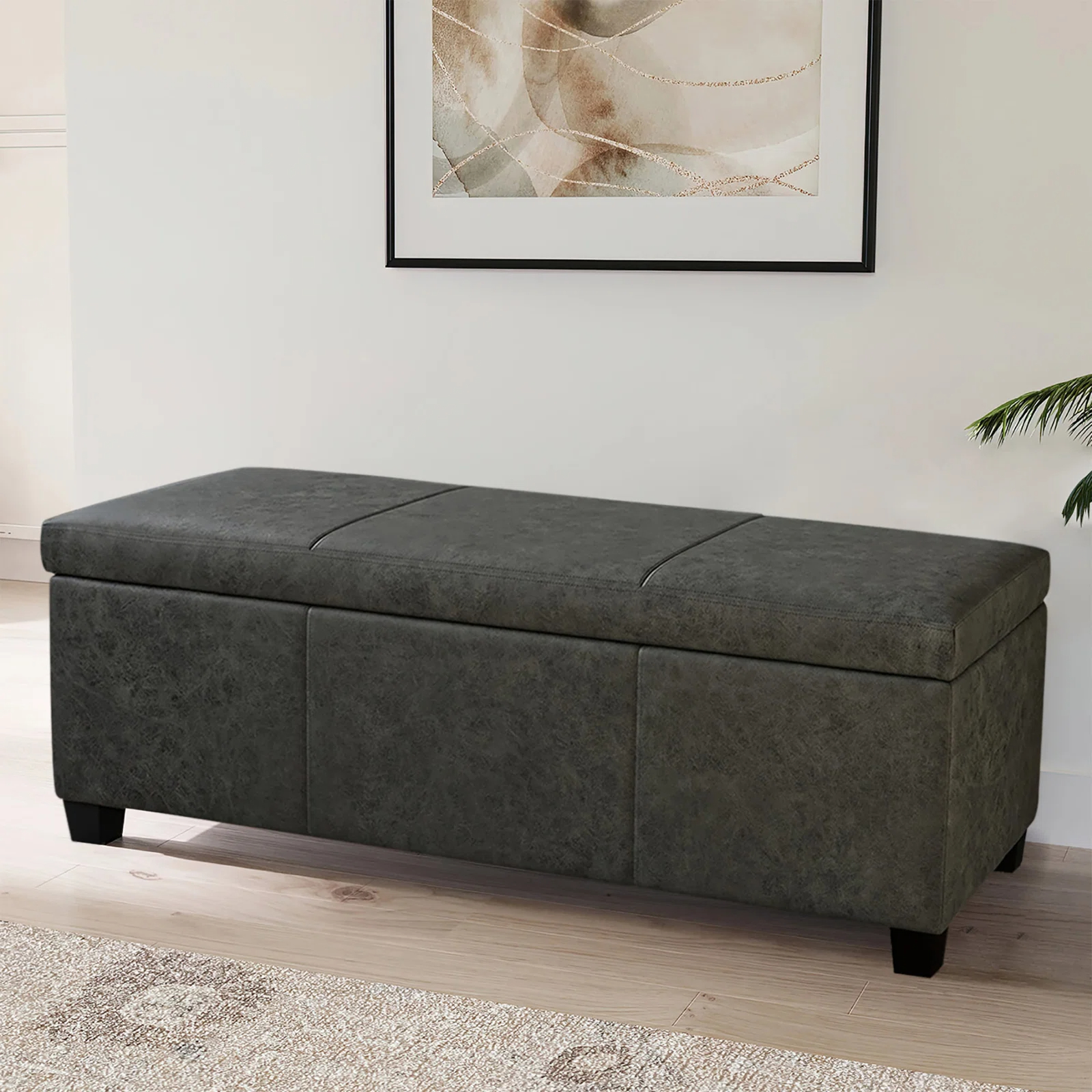 Boston Upholstered Storage Ottoman