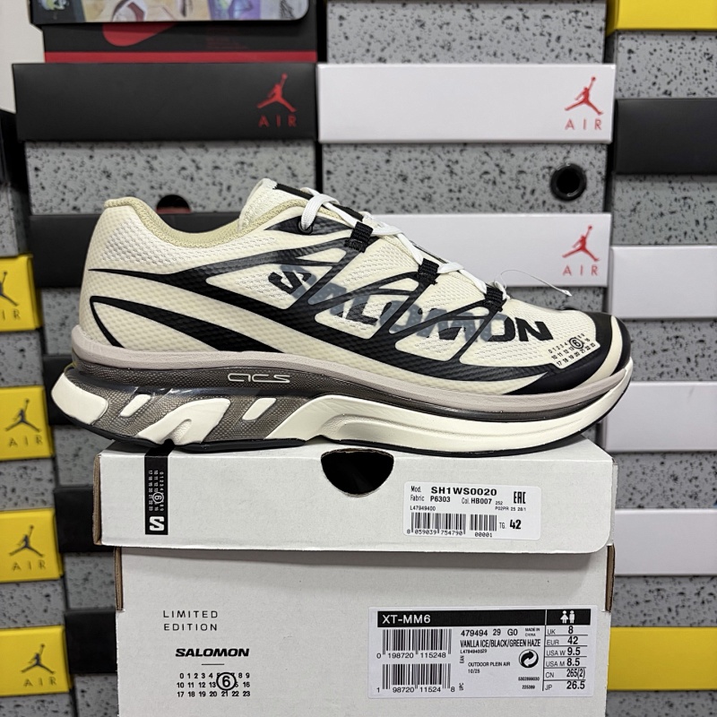 Salomon XT-6 White Black Edition B Sneakers