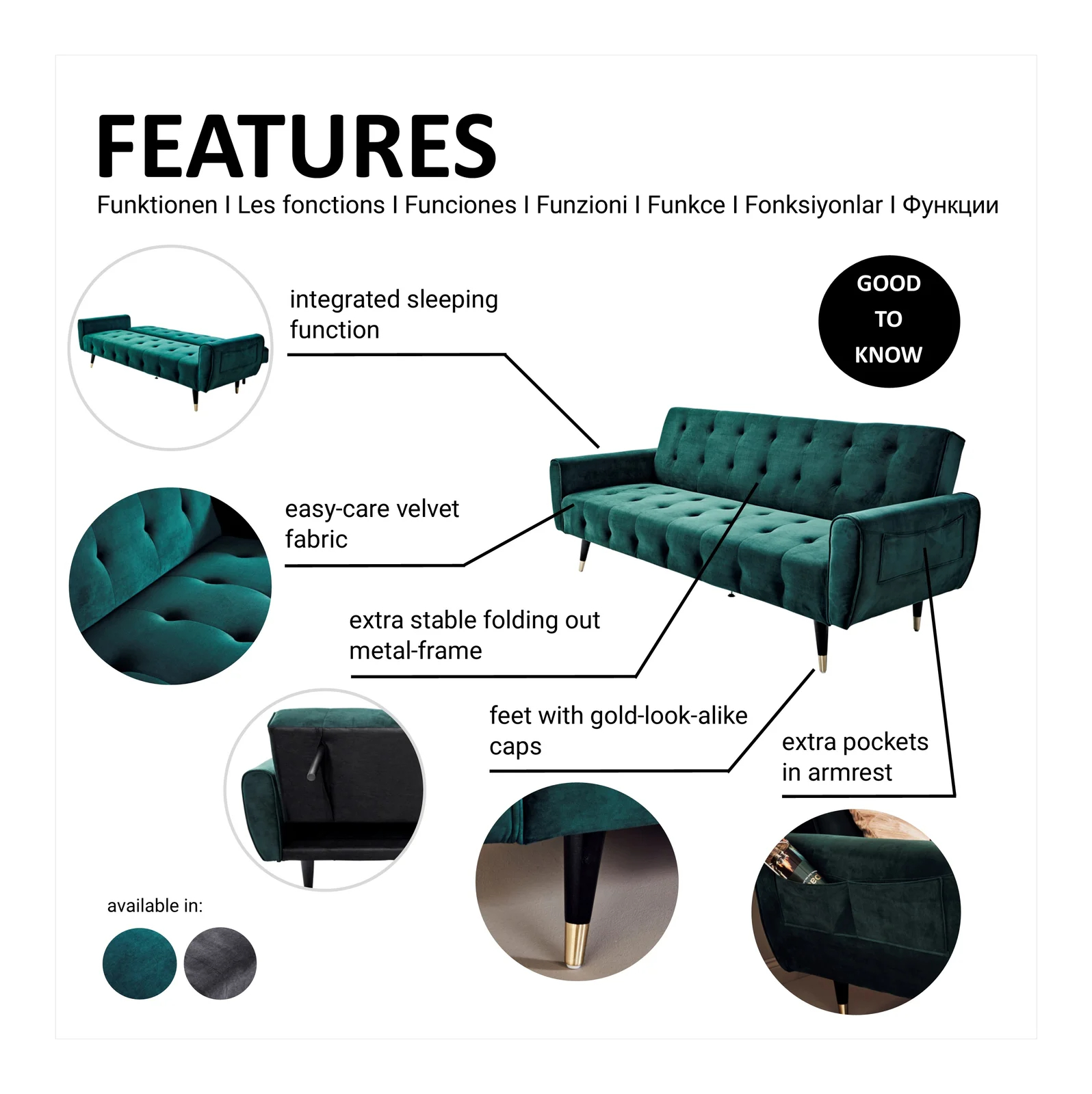 A sofa wrapped in flannel.