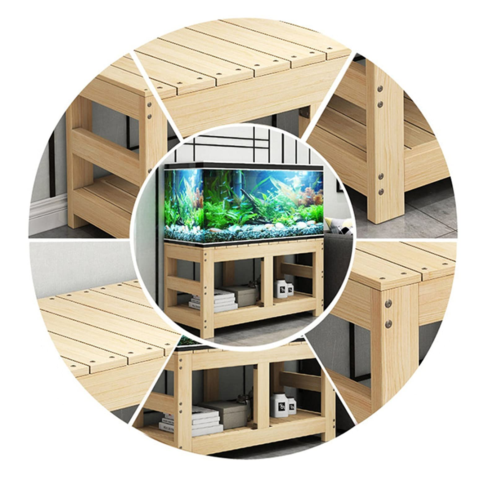 Aquarium Bracket Solid Wood Fish Tank Fish Aquarium Rack