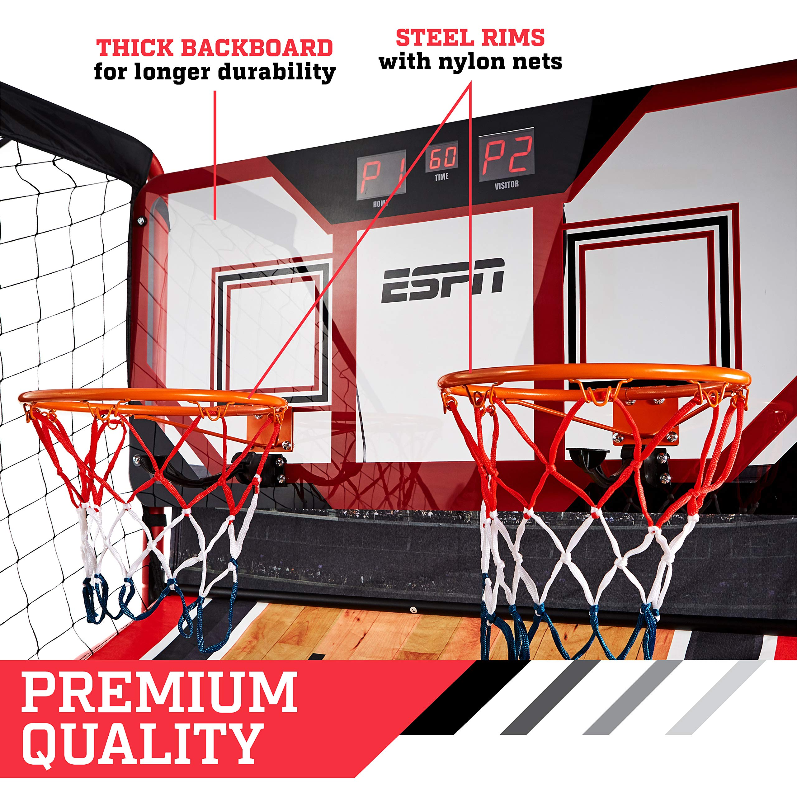 2 Player Space Saving Arcade Basketball