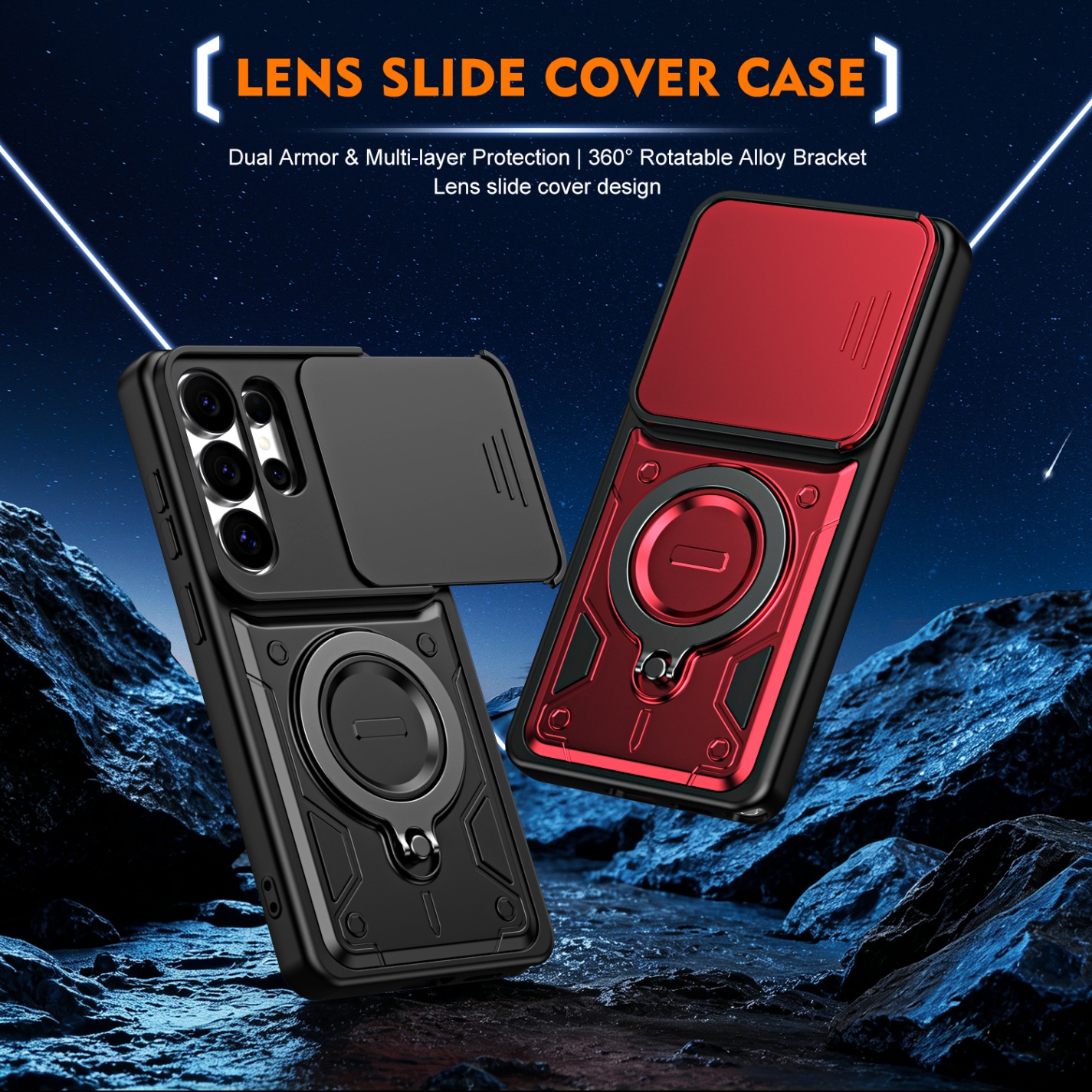 Galaxy S26 Ultra Stand & Holder TPU - back view