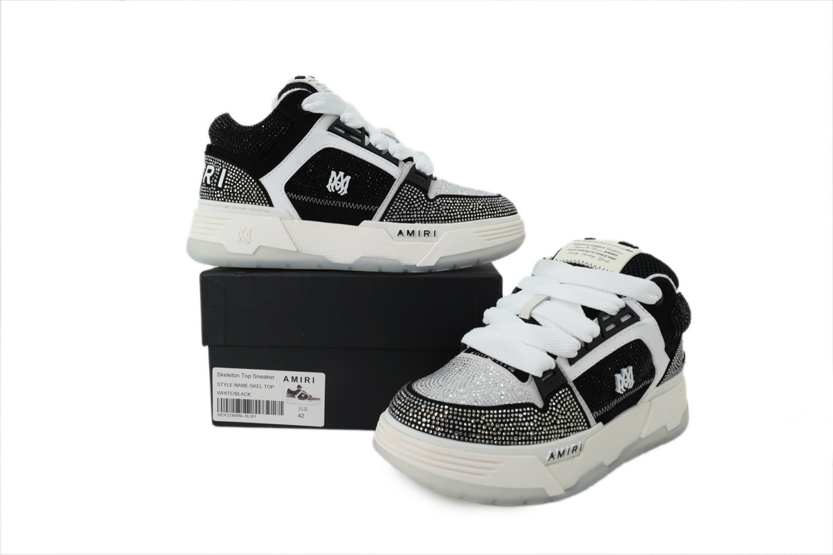 AMIRI Diamond Black White