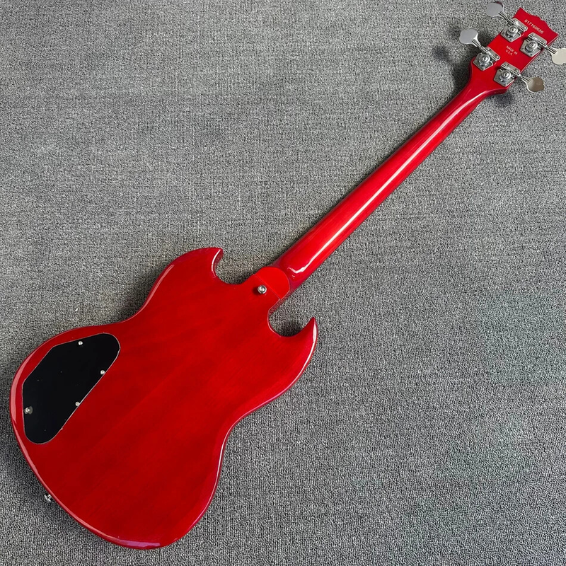 Made in China 4-series Electric Guitar Burgundy Electric Bass S-G4 String Bass
