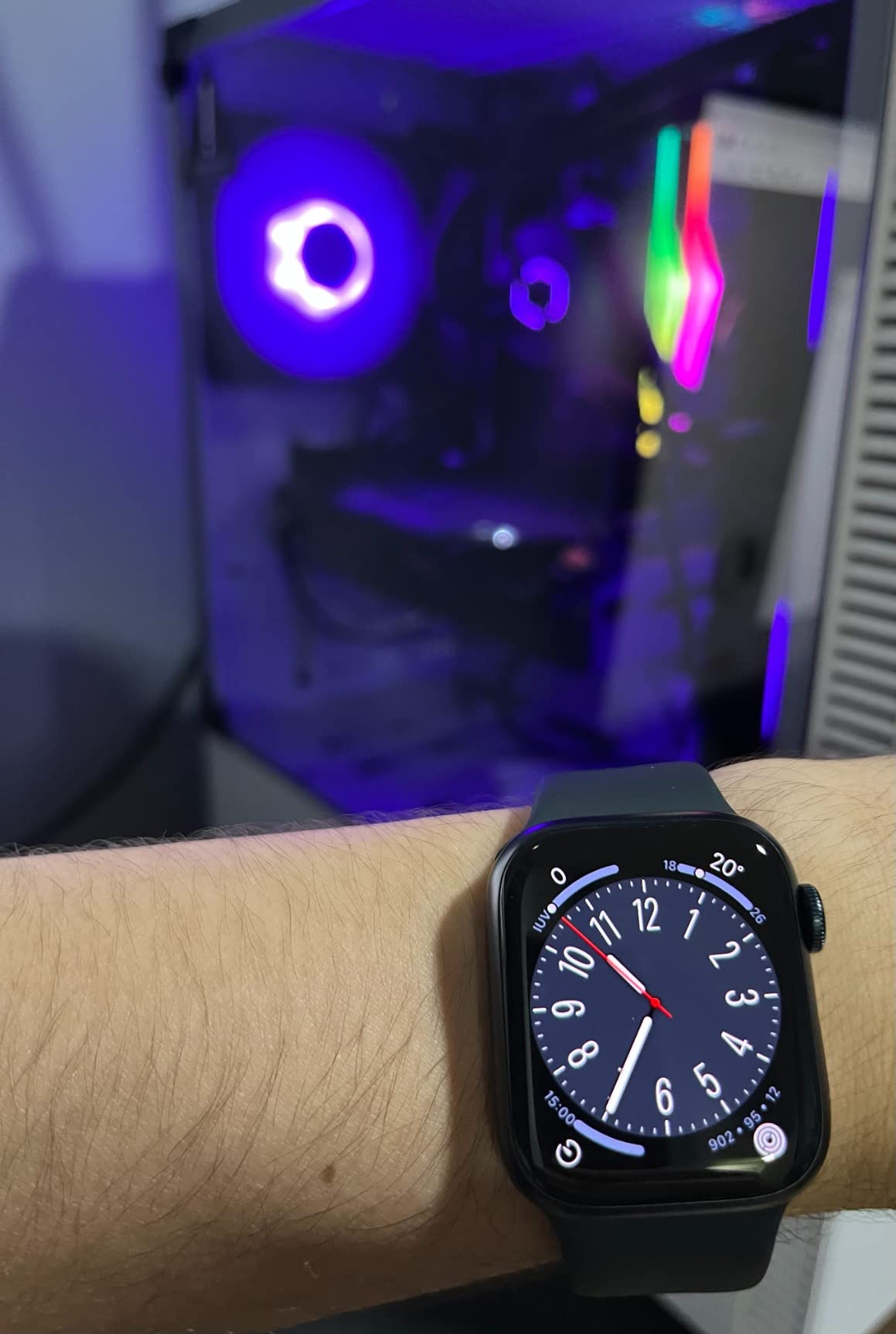 Apple Watch 8 Smart Watch w/ Midnight Case with Midnight Sport