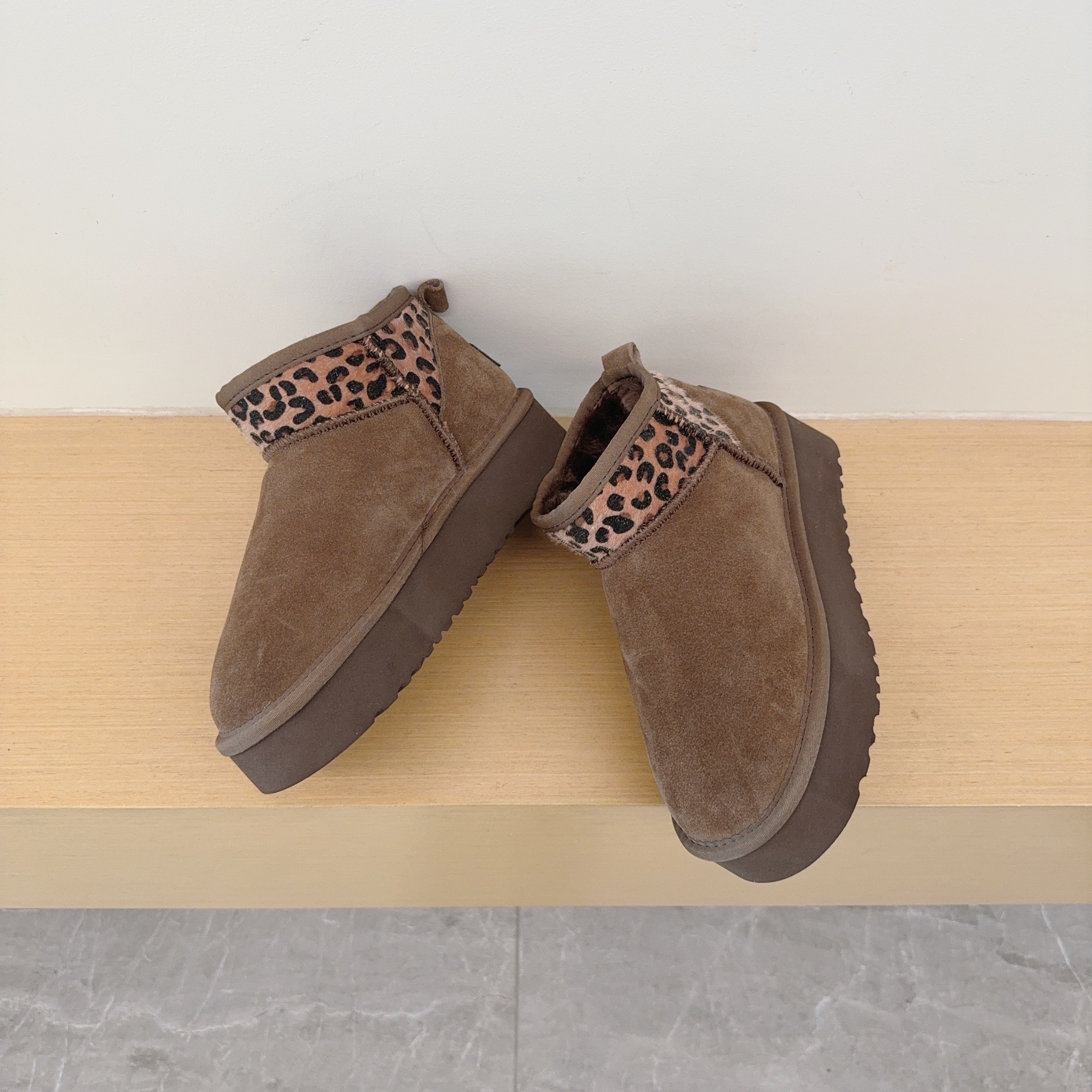UGG Kids Platform 6109 Leopard Color-Block