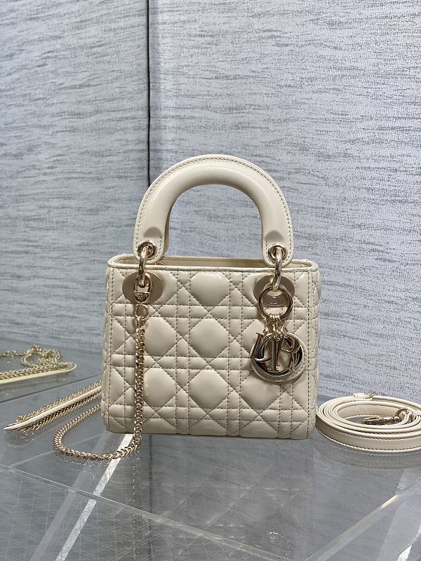 Lady Dior Micro Bag Ivory