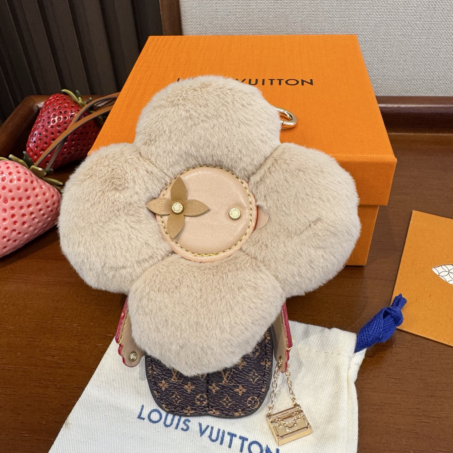 LV Vivienne Doudou Bag Charm And Key Holder