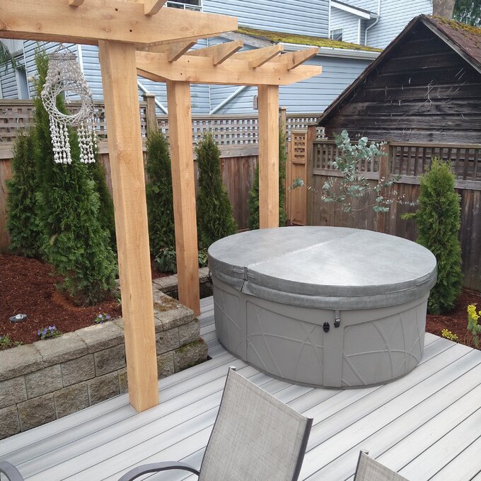 Lifesmart Spas 4 - Person 13 - Jet Oval Plug And Play Hot Tub