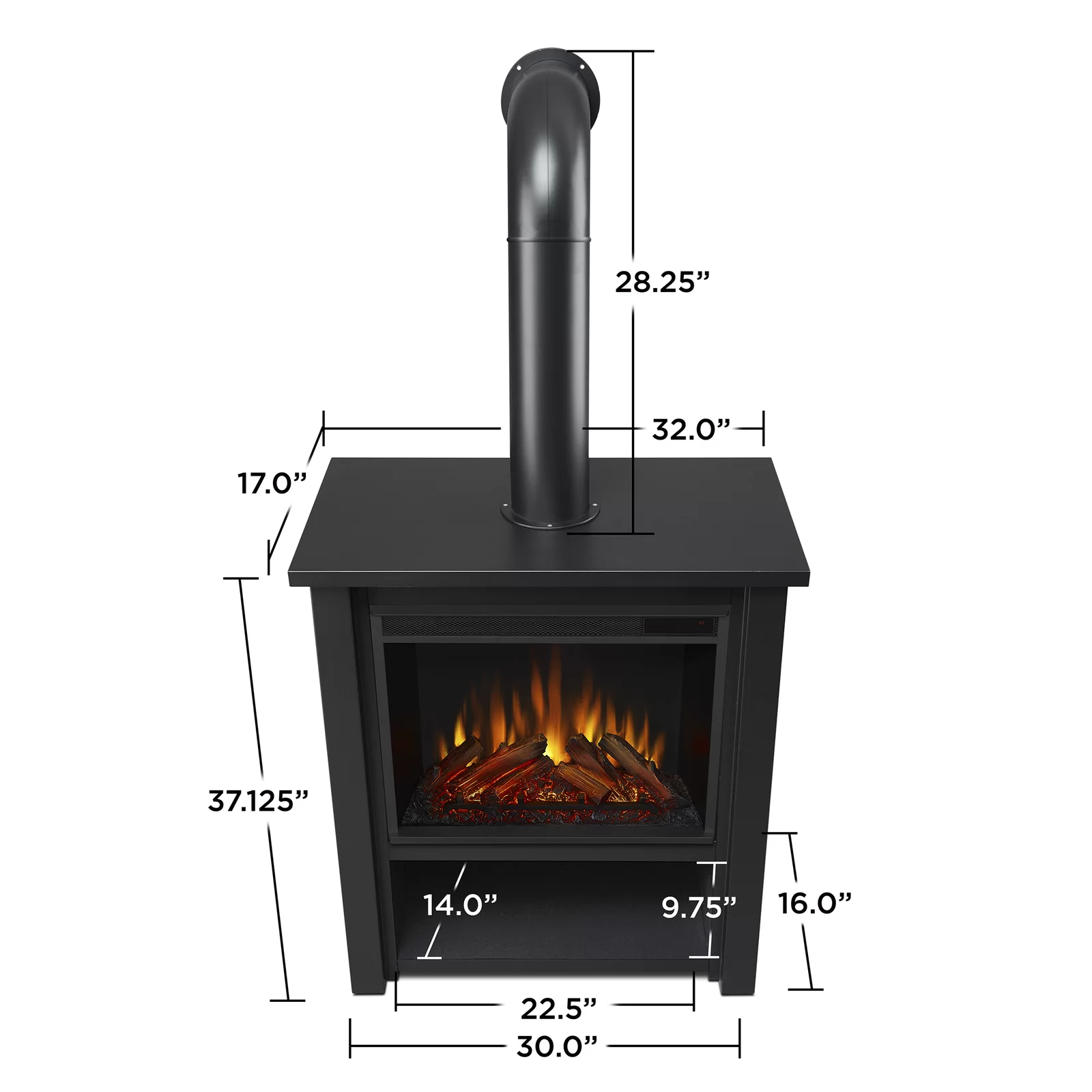 Hollis Electric Fireplace by Real Flame