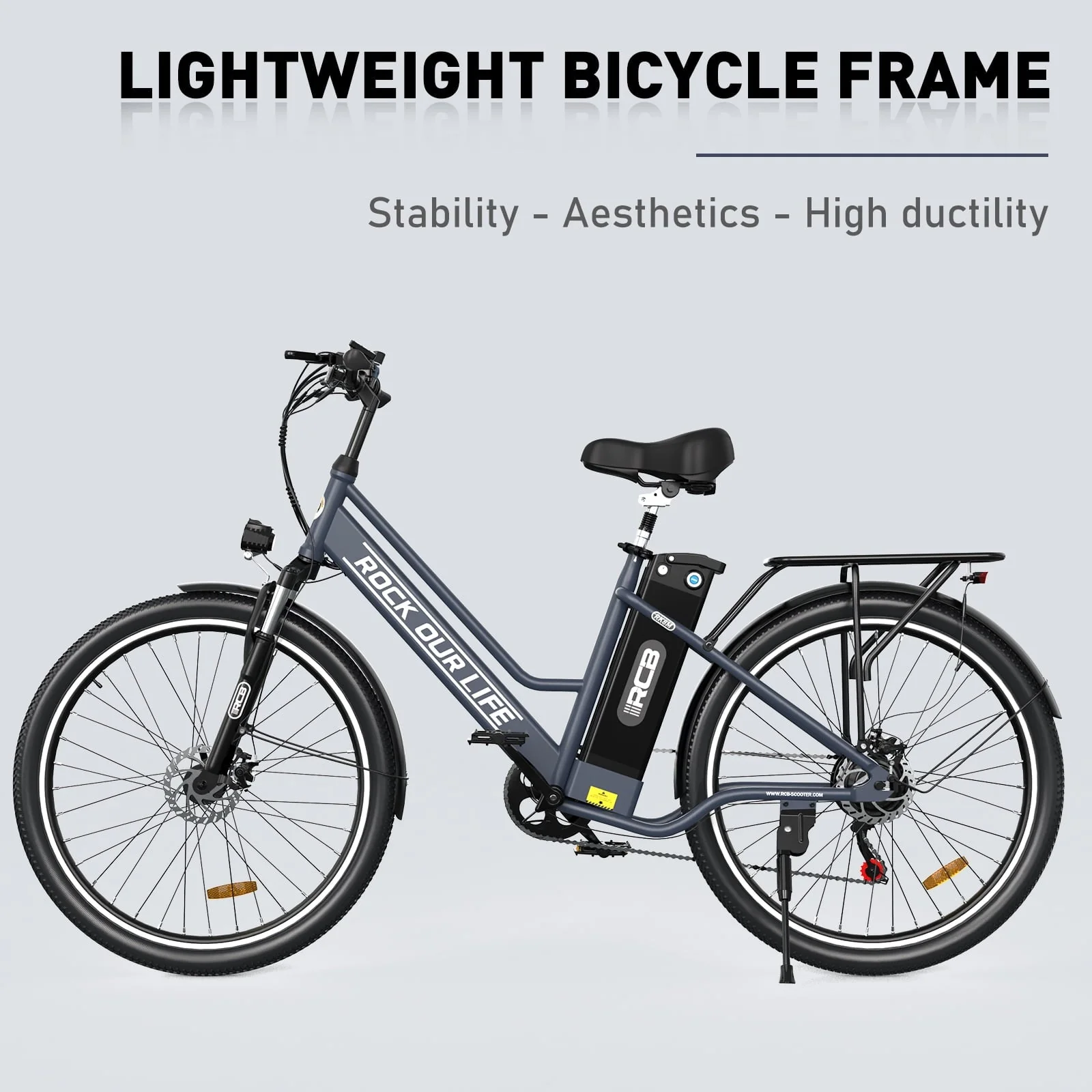 RCB 26in Electric Bike, 500W, 36V 12Ah