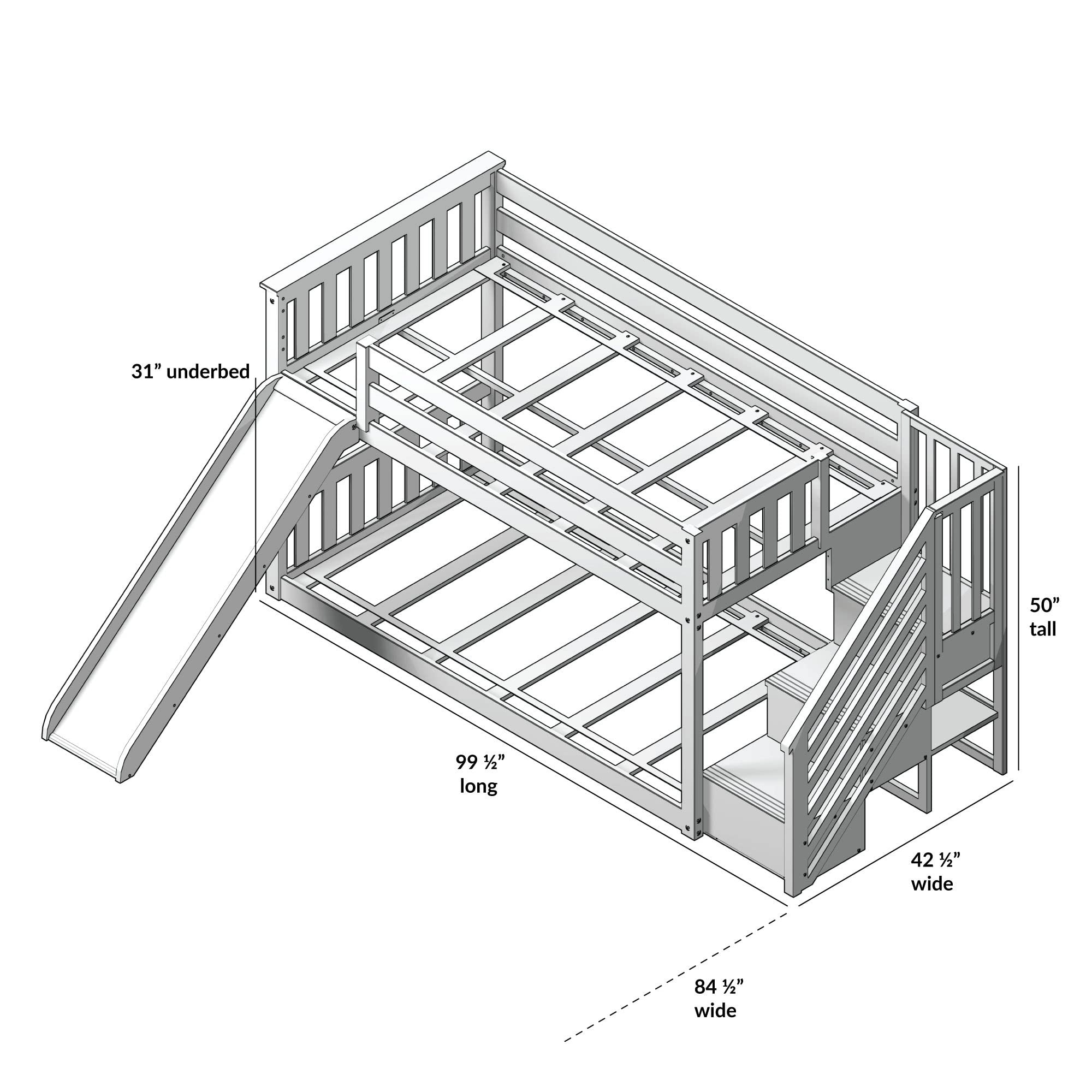 Low Bunk Bed