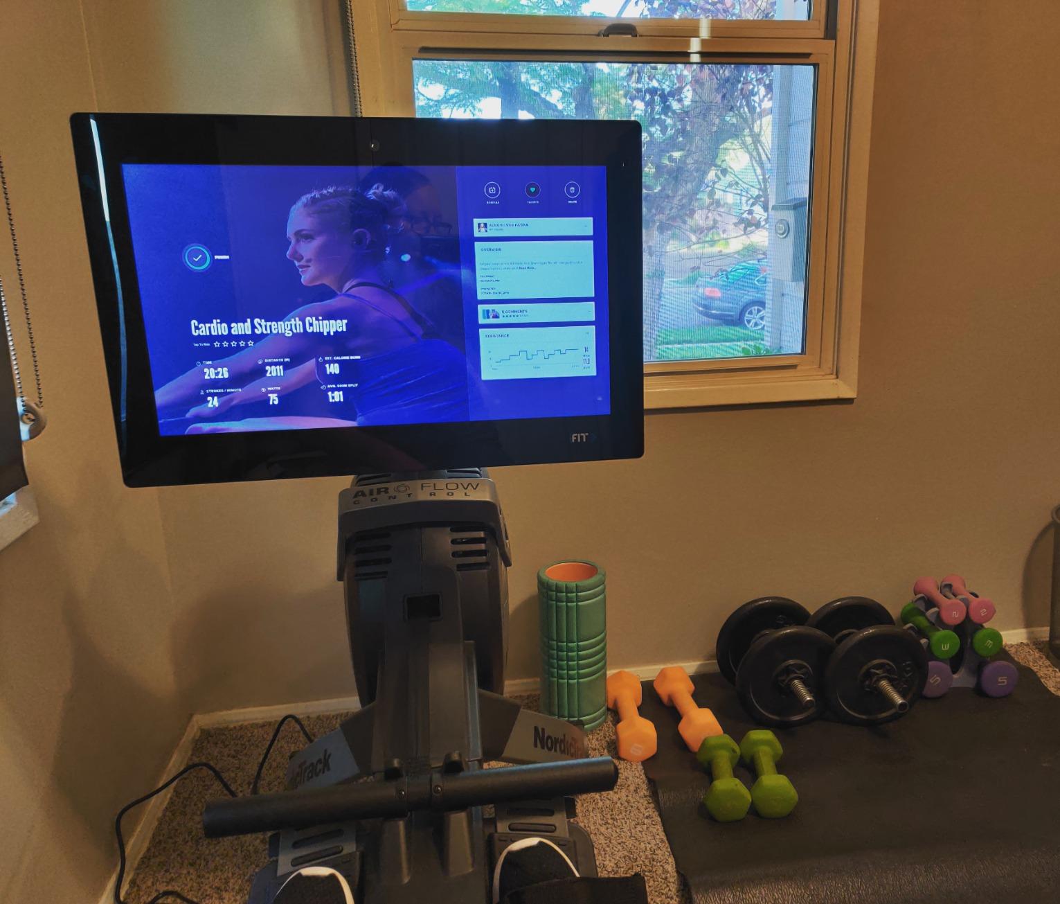 NordicTrack Smart Rower with 10” HD Touchscreen and 30-Day iFIT