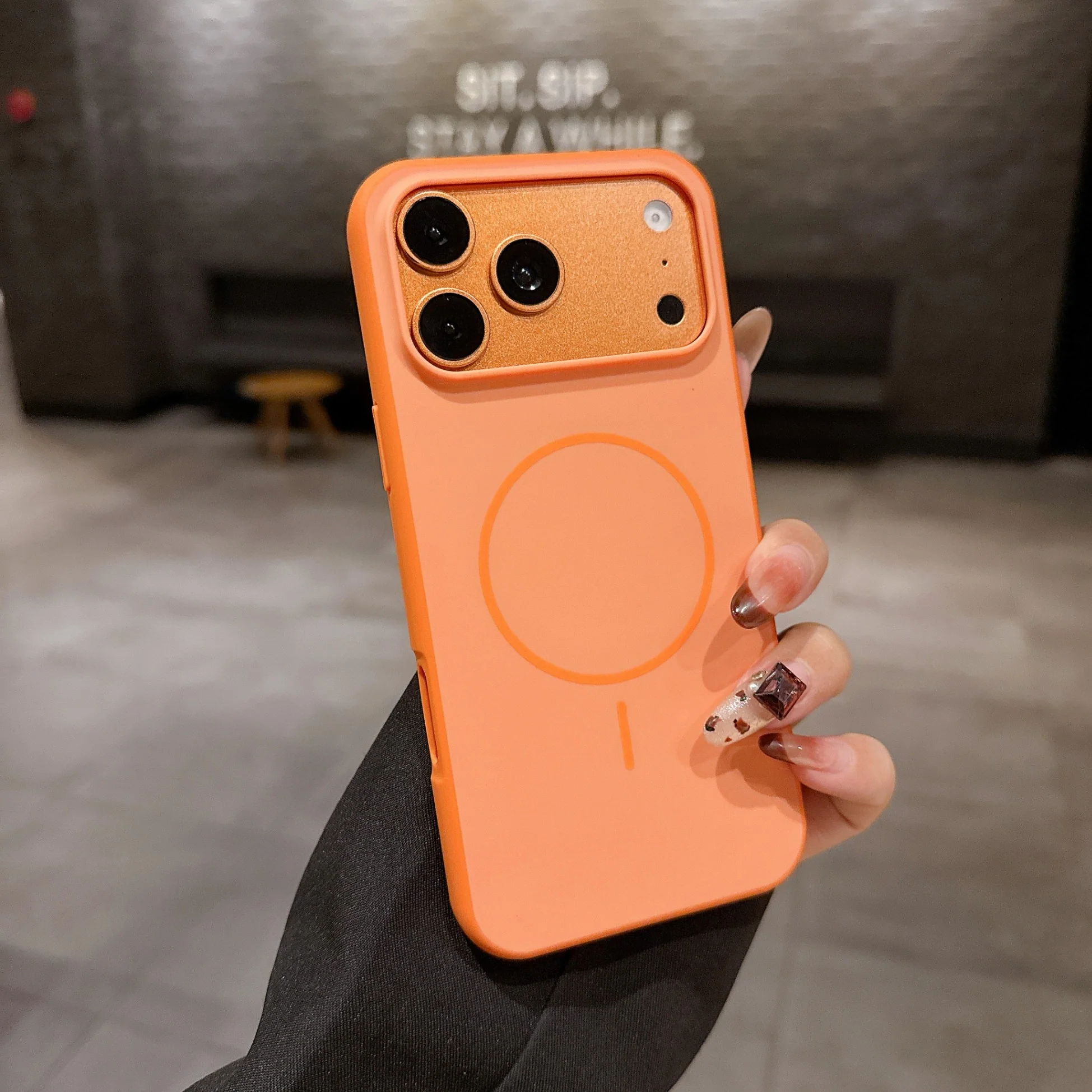 iPhone 17 Pro Max Protective Case Shockproof - back view