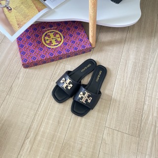 Tory Burch Eleanor Leather Slide Sandal
