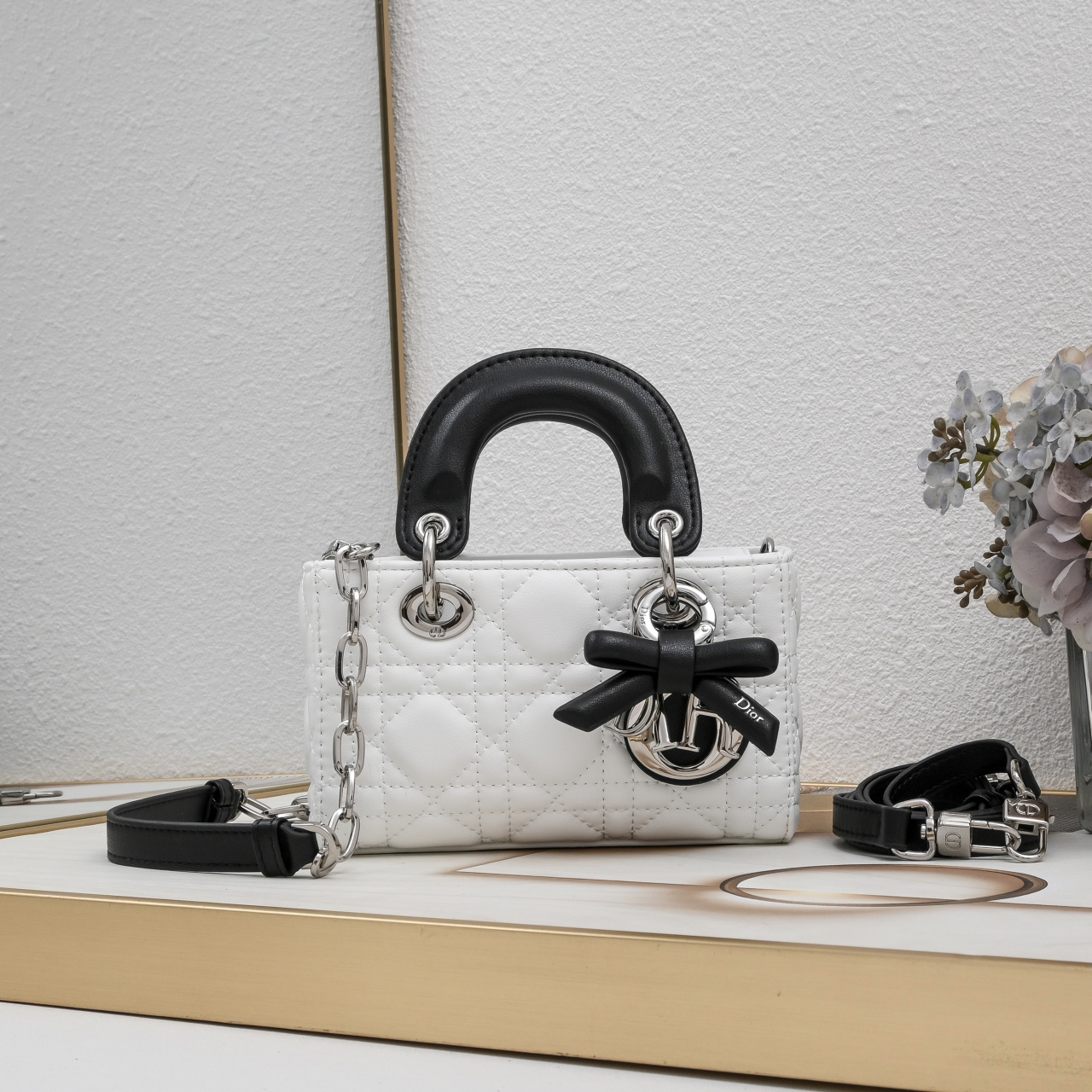 Dior Mini Lady Dior Horizontal Handbag