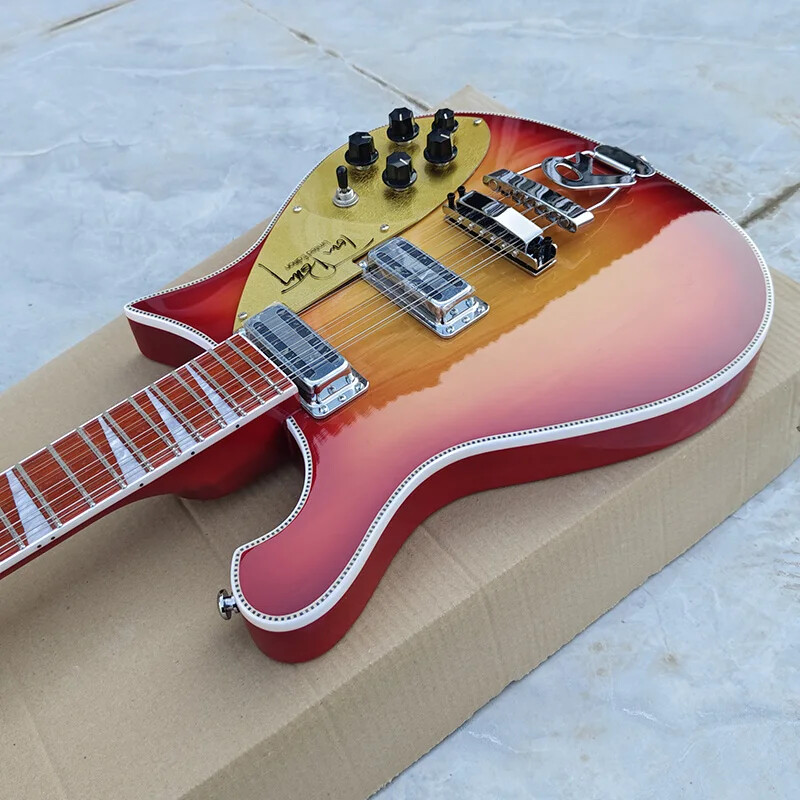 Electric Guitar R Shaped Tailpiece, RoseWood Fingerboard 6 strings Top