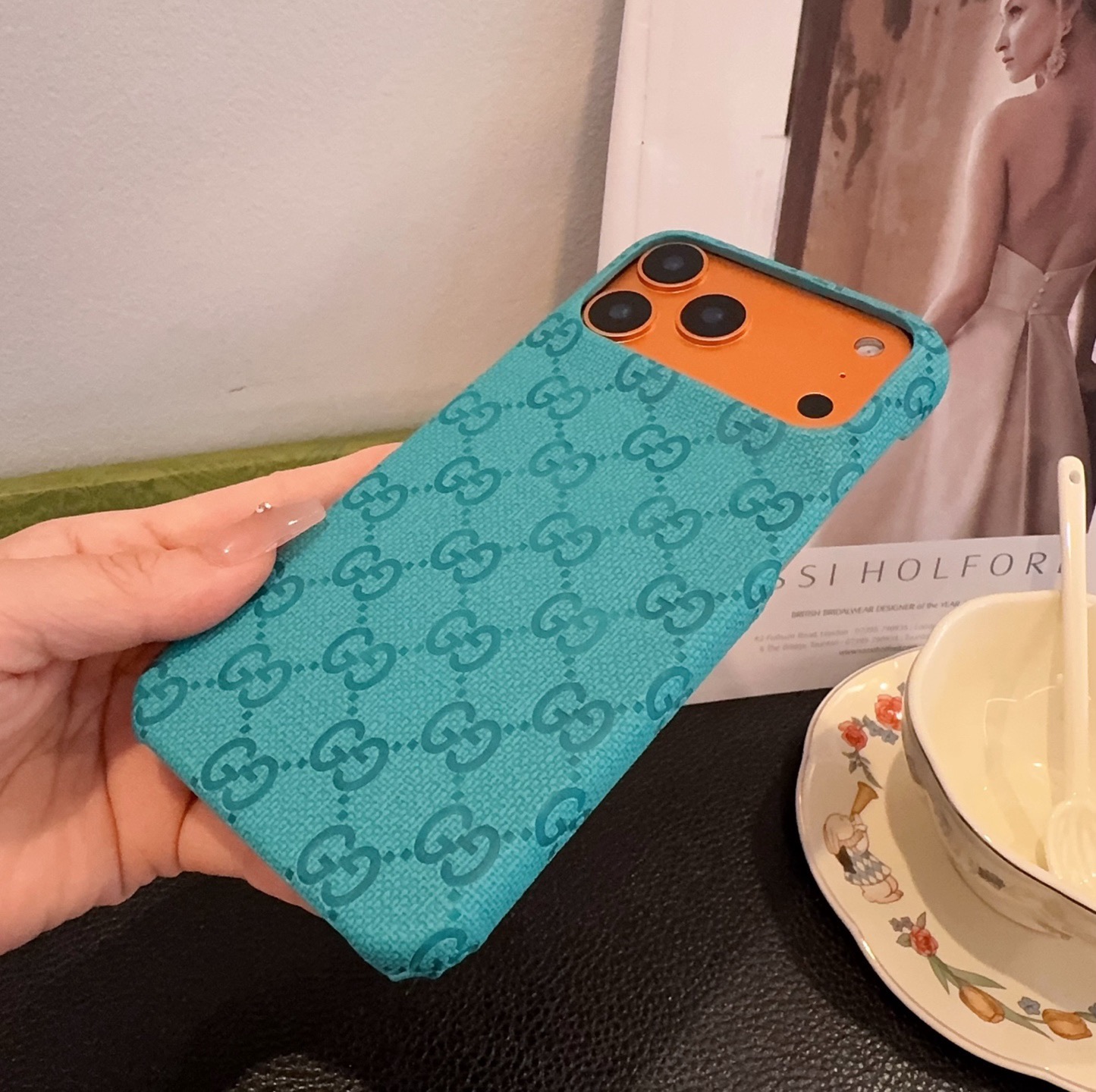 Gucci Starry Series GG Embossed iPhone Case