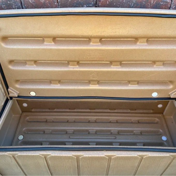 Outdoor Plastic Storage Bench