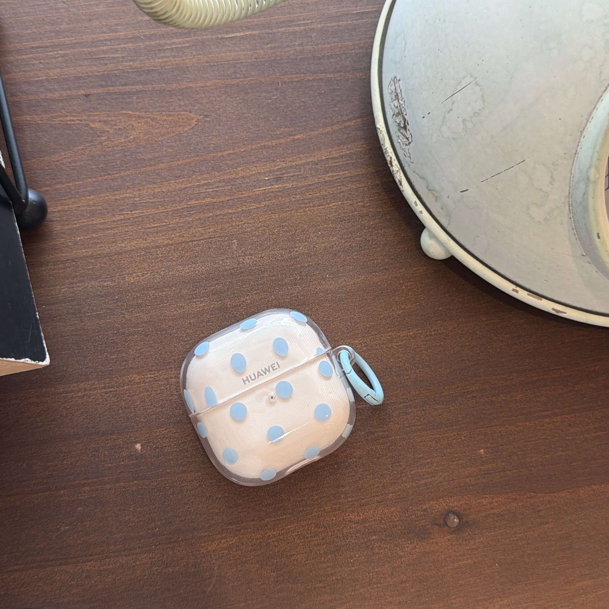 Earphone Case Protective Case Clear - back view