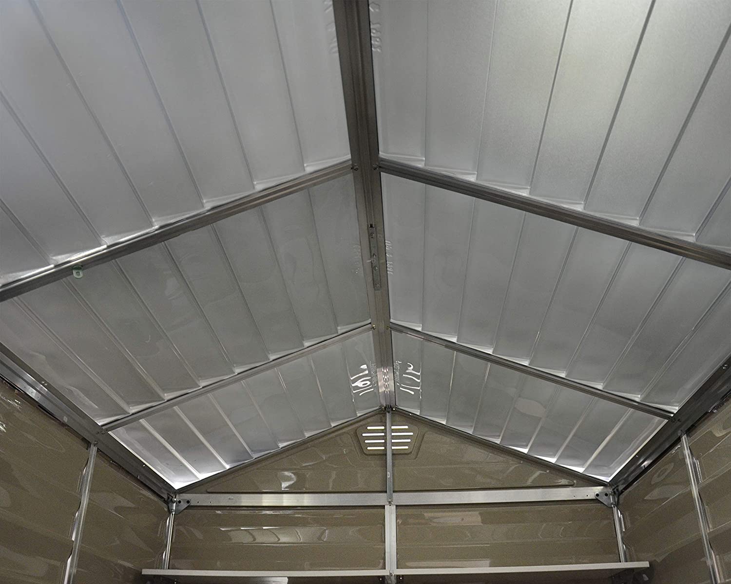 SkyLight 6 ft. W x 8 ft. D Plastic Storage Shed