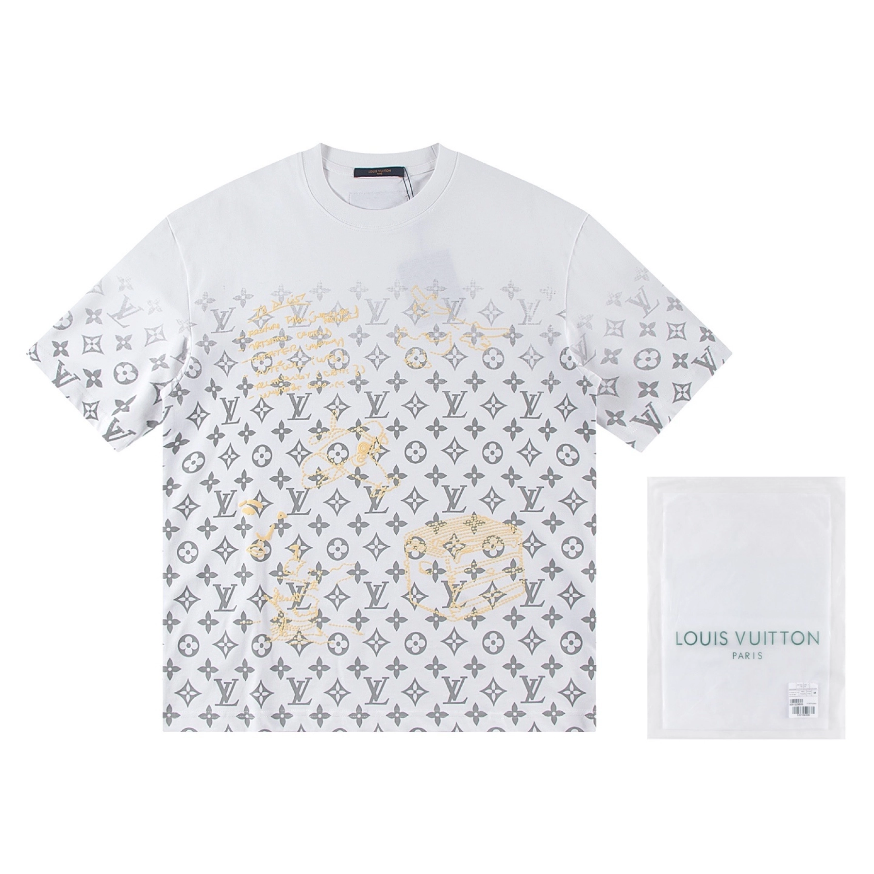 Louis Vuitton T-shirt W2948 Black/White