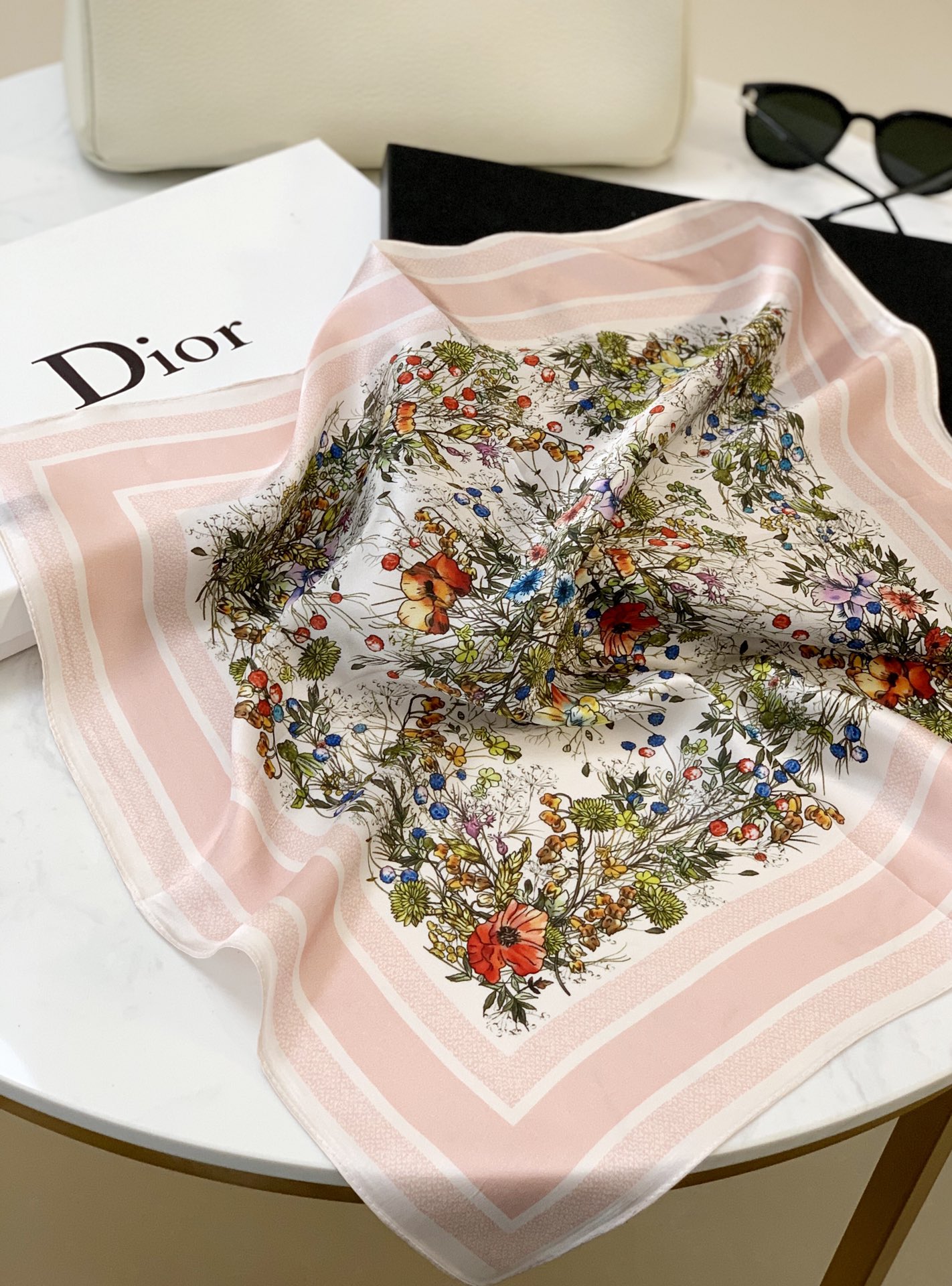 Dior Square Scarf Style 002 SKU images